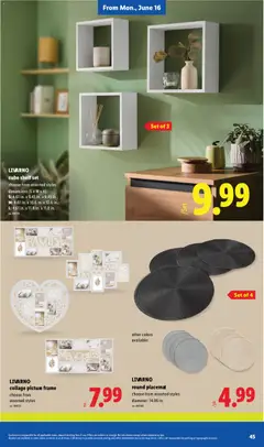 Preview of Lidl weekly ads valid from 10.06.2026 | Page: 45 | Products: Shelf, Bag