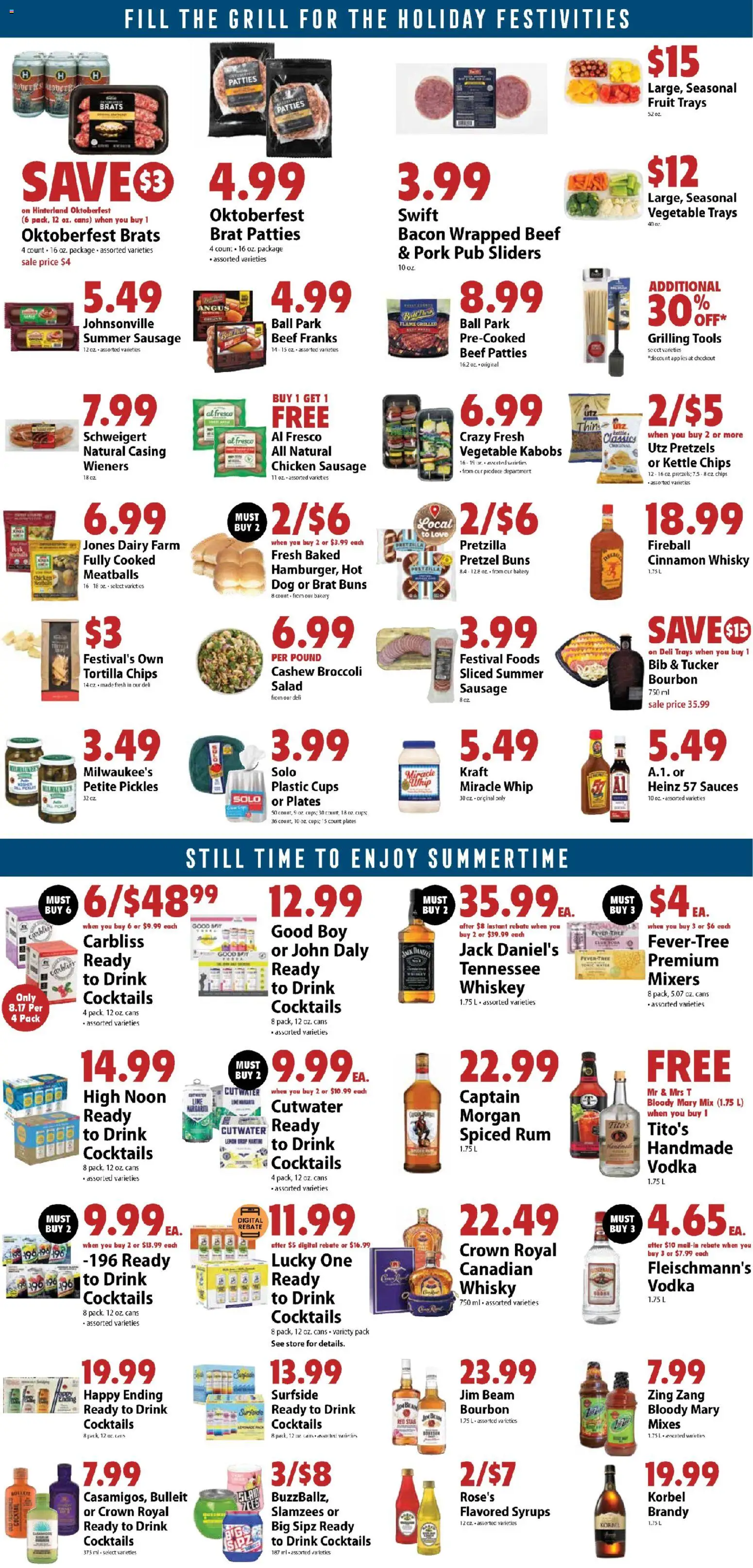 Festival Foods Weekly Ad - valid from 09/02/2026 | Page: 6 | Products: Chicken, Beef, Bourbon, Lime