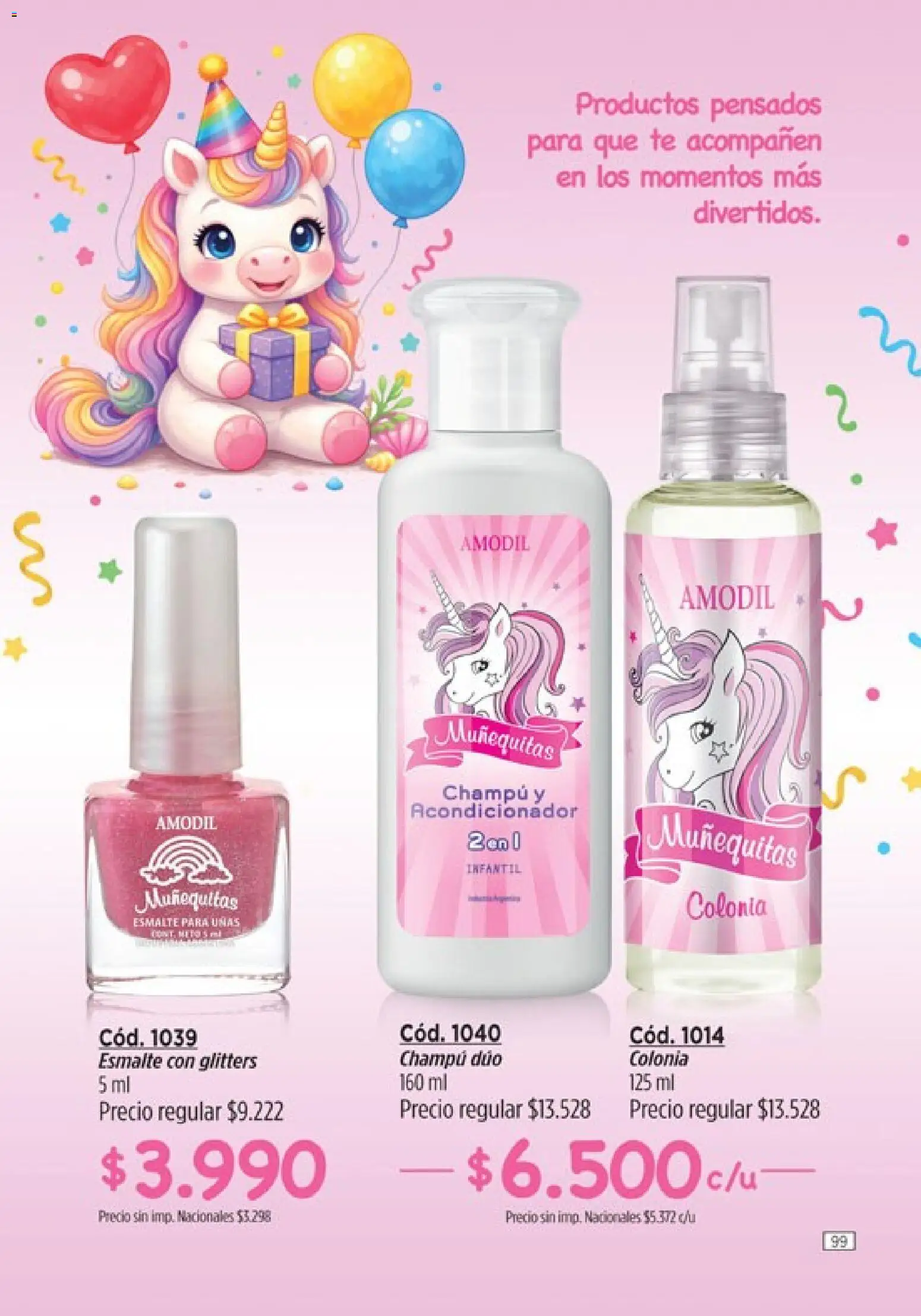 Amodil - Campaña 10 │ válido desde el 01.06.2026 | Página: 99 | Productos: Champú, Acondicionador, Té