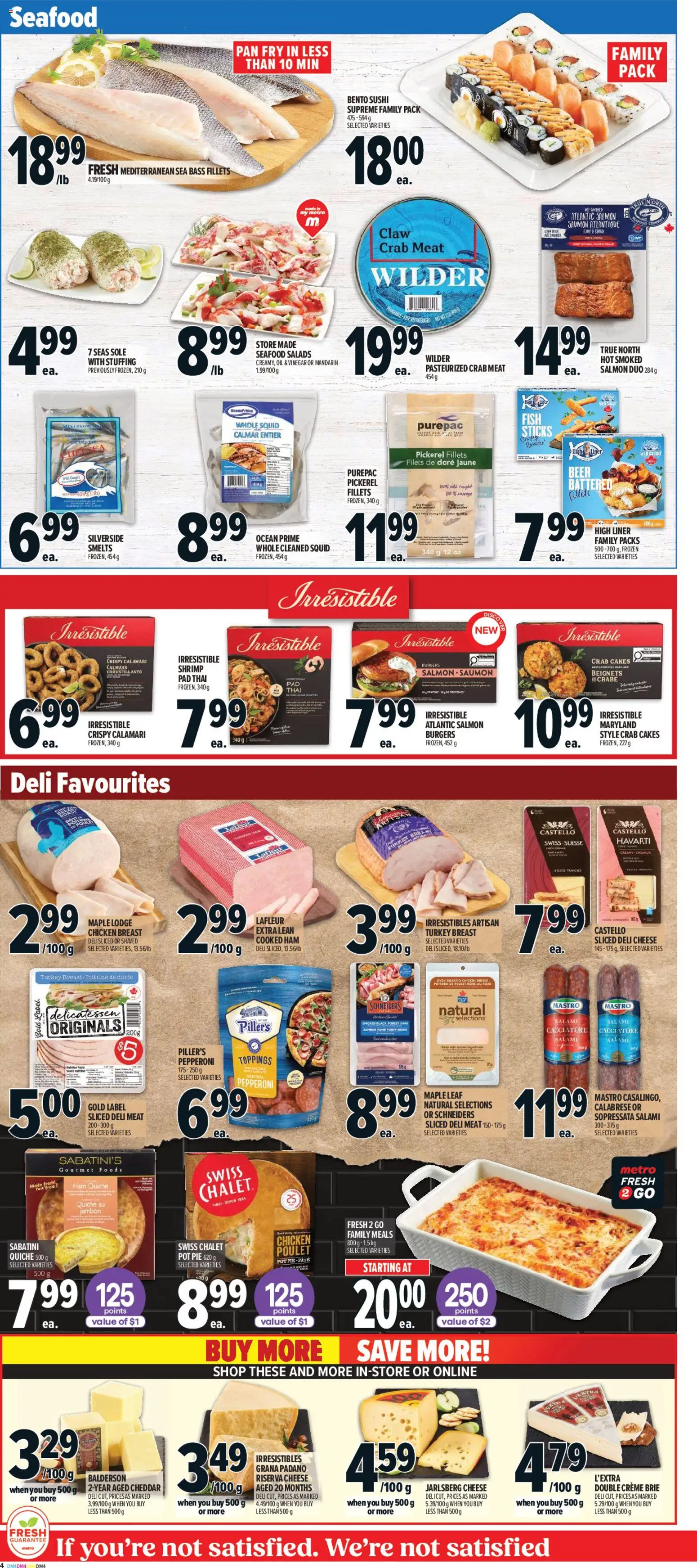 Metro flyer valid from 16.04.2026 | Page: 9 | Products: Fish, Turkey, Salami, Chicken