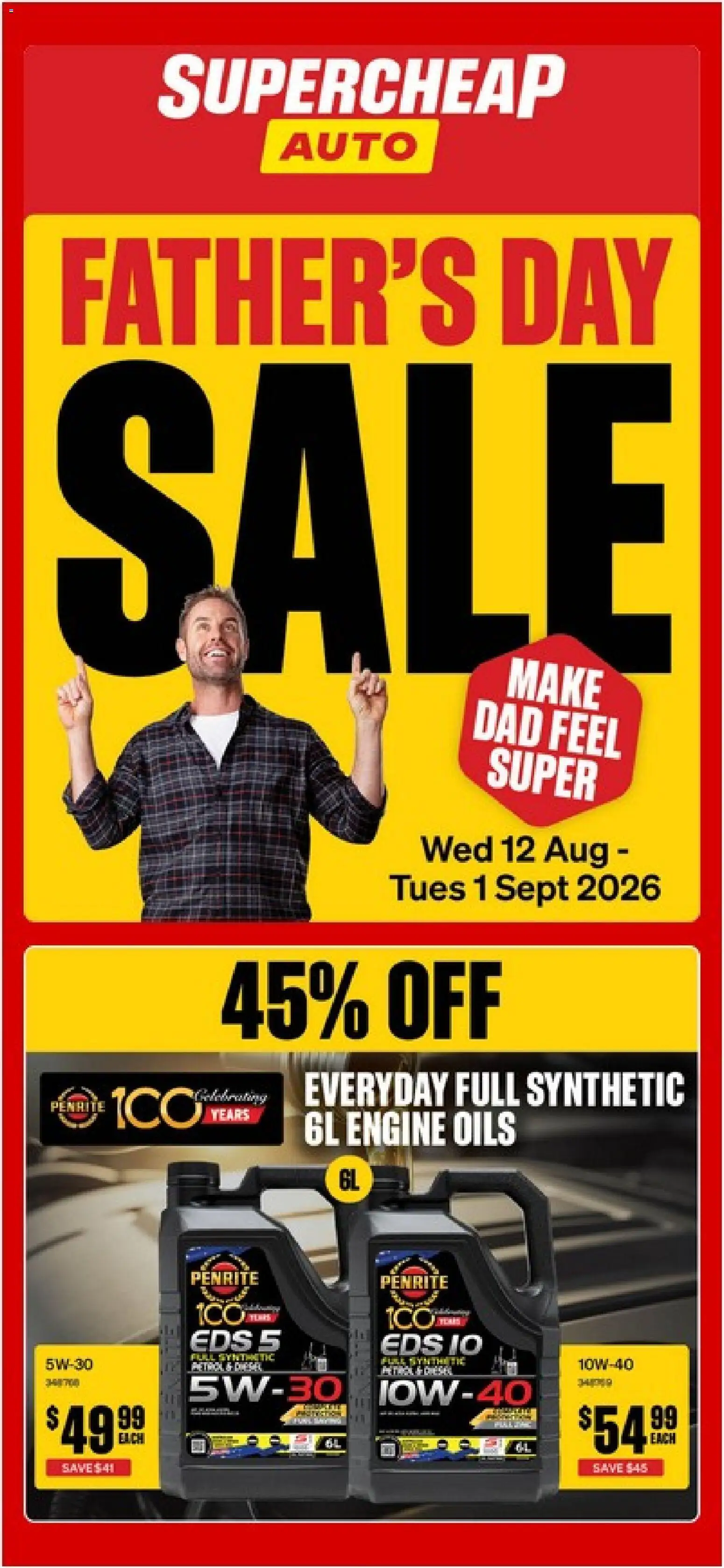 Supercheap Auto catalogue - valid from 12/08/2026 | Page: 1