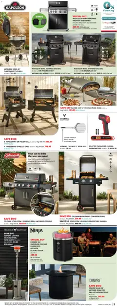 Preview of Canadian Tire - SPRING Inspirations from shop Canadian Tire valid from 30.04.2026 | Page: 7 | Products: Monitor, Oven, Grill, Pizza