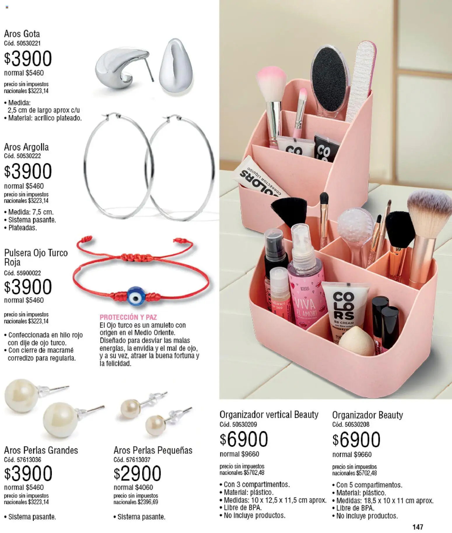 Millanel - Catálogo │ válido desde el 20/07/2026 | Página: 171 | Productos: Organizador, Pulsera, Aros, Dije