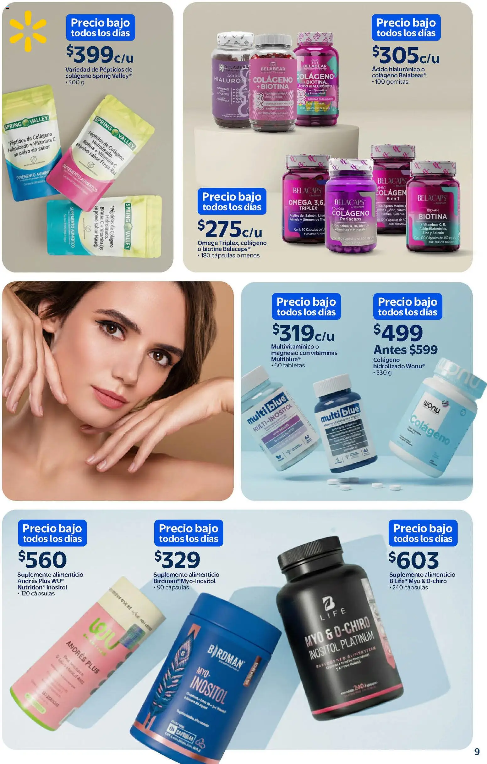 Nuevas ofertas de Walmart válidas en toda la República Mexicana desde el 11/02/2026. ¡Encuentra las mejores ofertas en Walmart folleto! | Página: 9 | Productos: Multivitamínico, Vitaminas, Cápsulas, Gomitas
