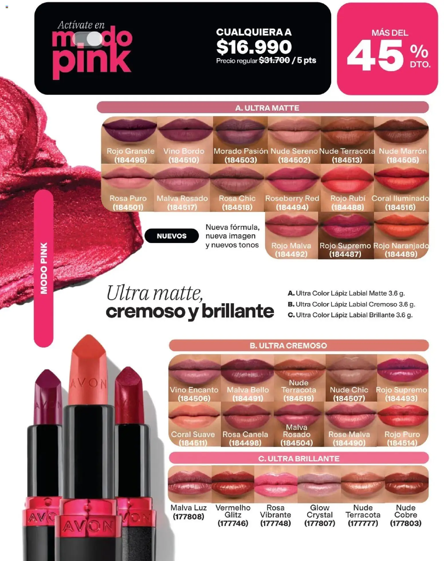 Avon revista - valida desde el 01.09.2026 | Página: 9 | Productos: Lápiz labial, Vino