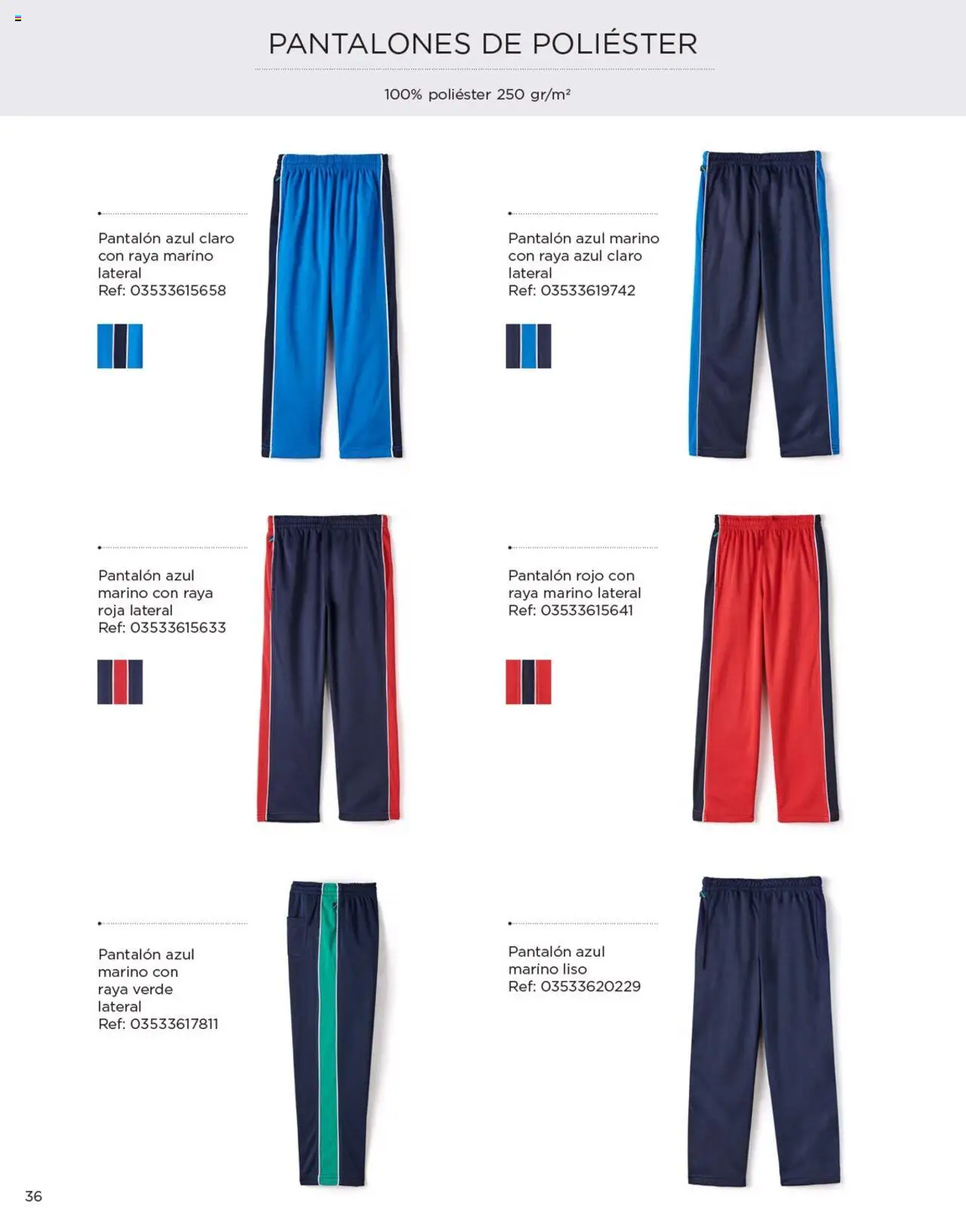 Nuevas ofertas de El Corte Inglés válidas en toda la República Mexicana desde el 04/04/2025. ¡Encuentra las mejores ofertas en El Corte Inglés catálogo Colección Uniformes 2024! | Página: 36 | Productos: Pantalones