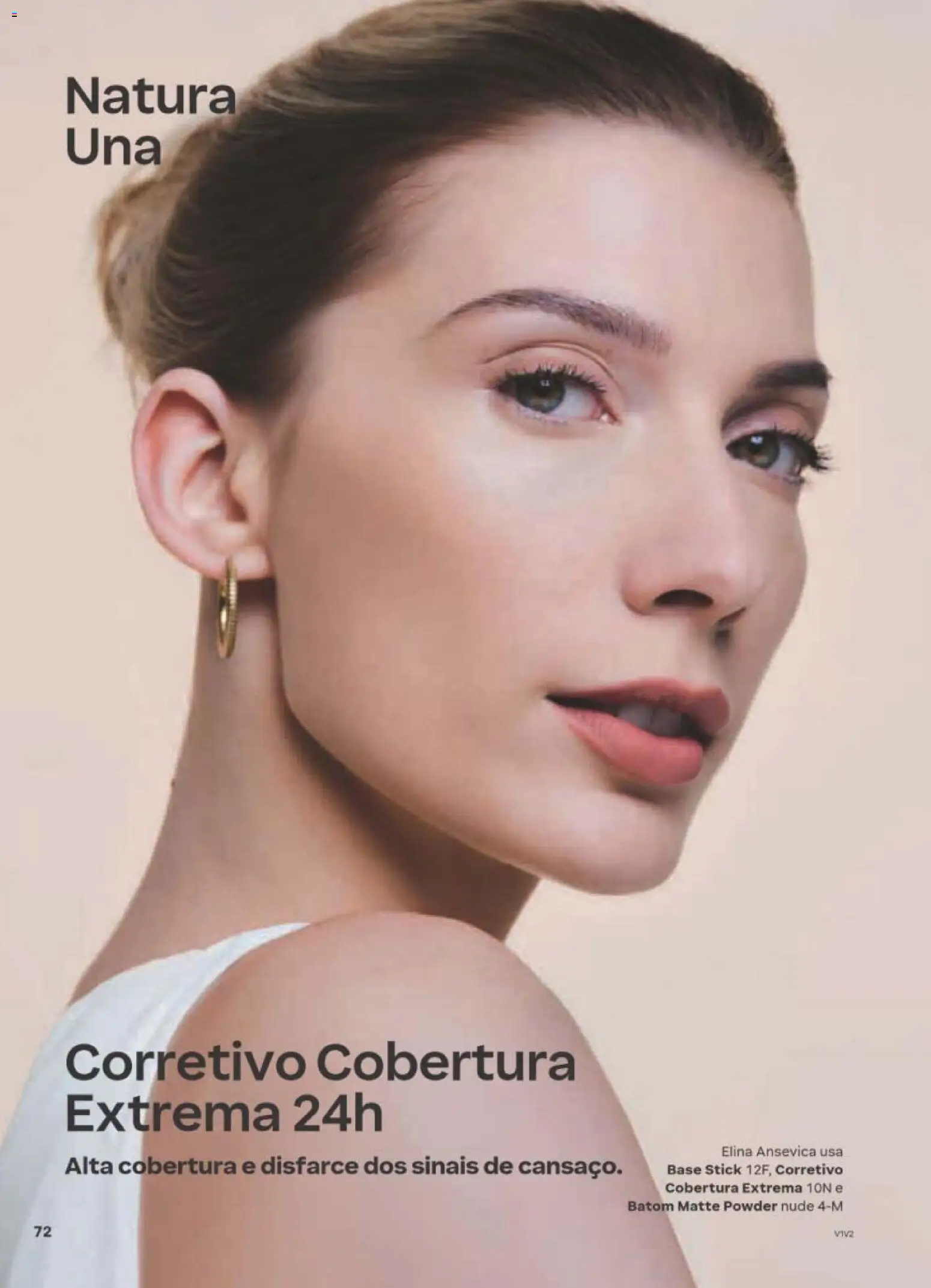 Natura Folheto - válido de 10/08/2026 | Página: 73 | Produtos: Corretivo, Batom, Base