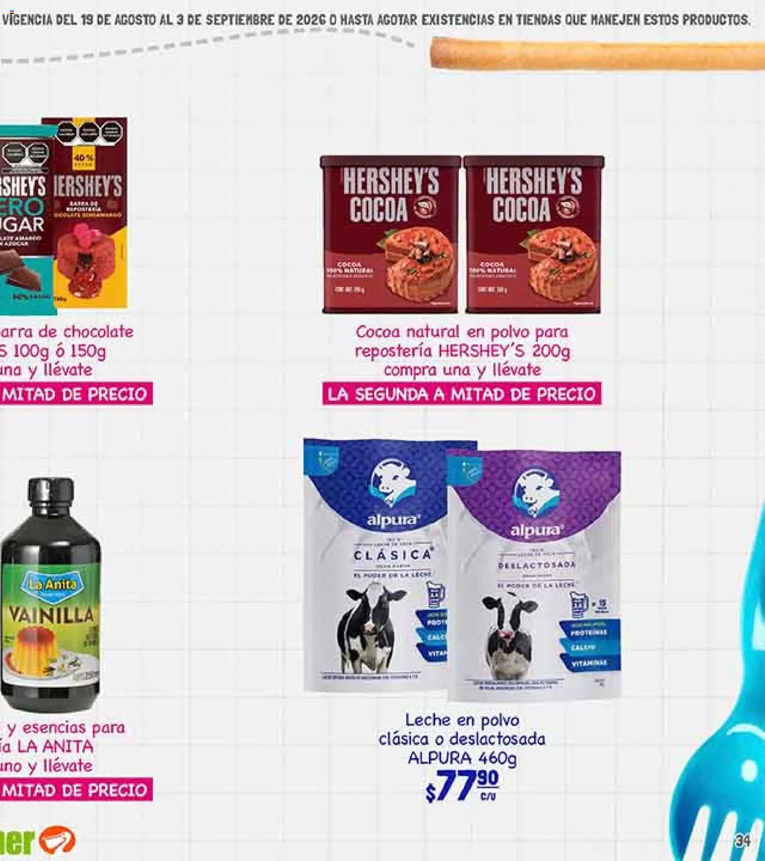 Nuevas ofertas de La Comer válidas en toda la República Mexicana desde el 19/08/2026. ¡Encuentra las mejores ofertas en La Comer folleto! | Página: 67 | Productos: Leche en polvo, Leche, Esencias, Polvo