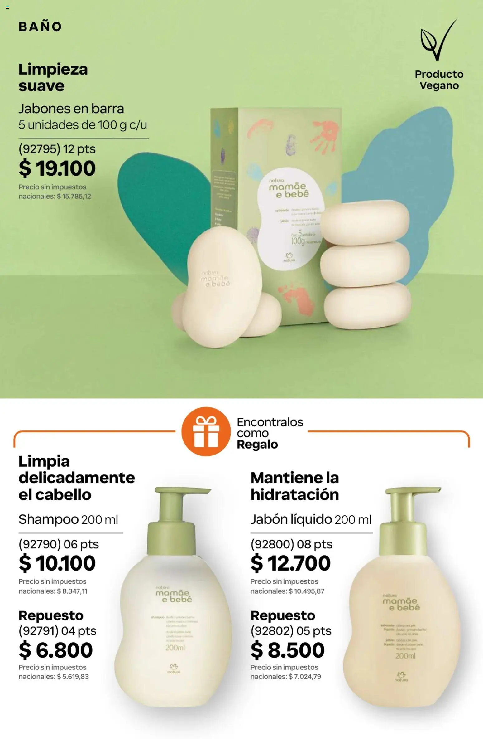 Catálogo Natura Ciclo 10 │ válido desde el 30/06/2026 | Página: 308 | Productos: Baño, Jabón líquido, Shampoo, Jabón