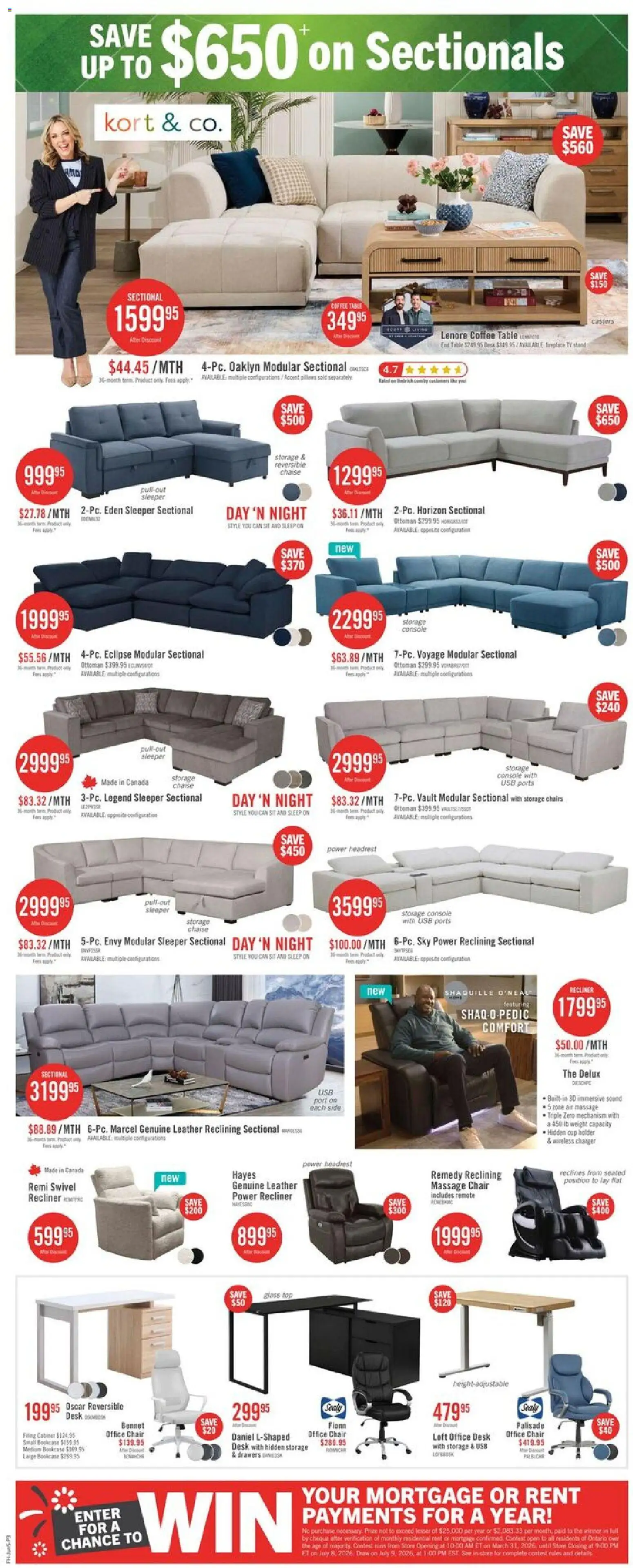The Brick flyer valid from 05.06.2026 | Page: 8 | Products: Table, Chair, Cabinet, Coffee