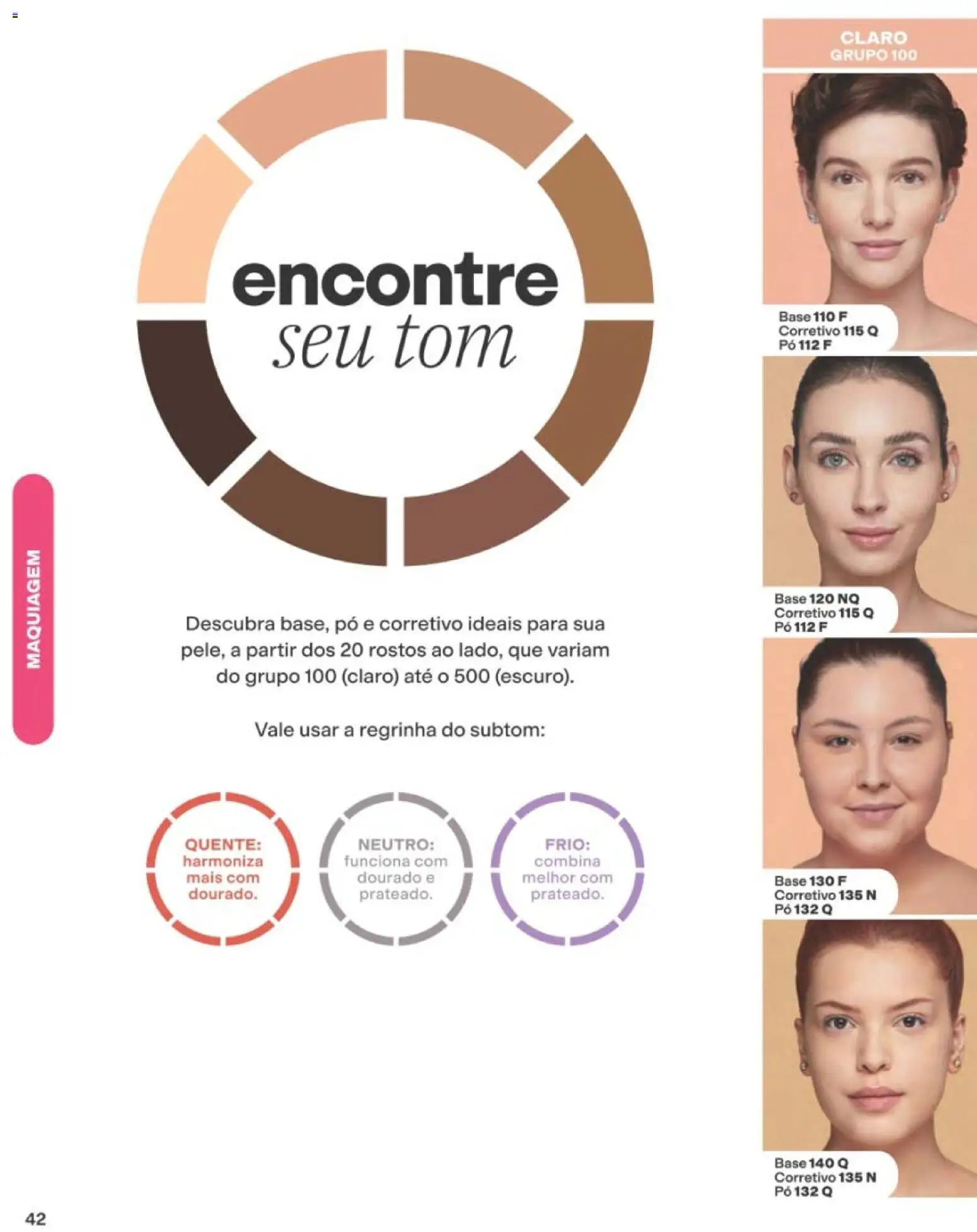 Avon Folheto - válido de 01/09/2026 | Página: 42 | Produtos: Maquiagem, Corretivo, Pó, Base