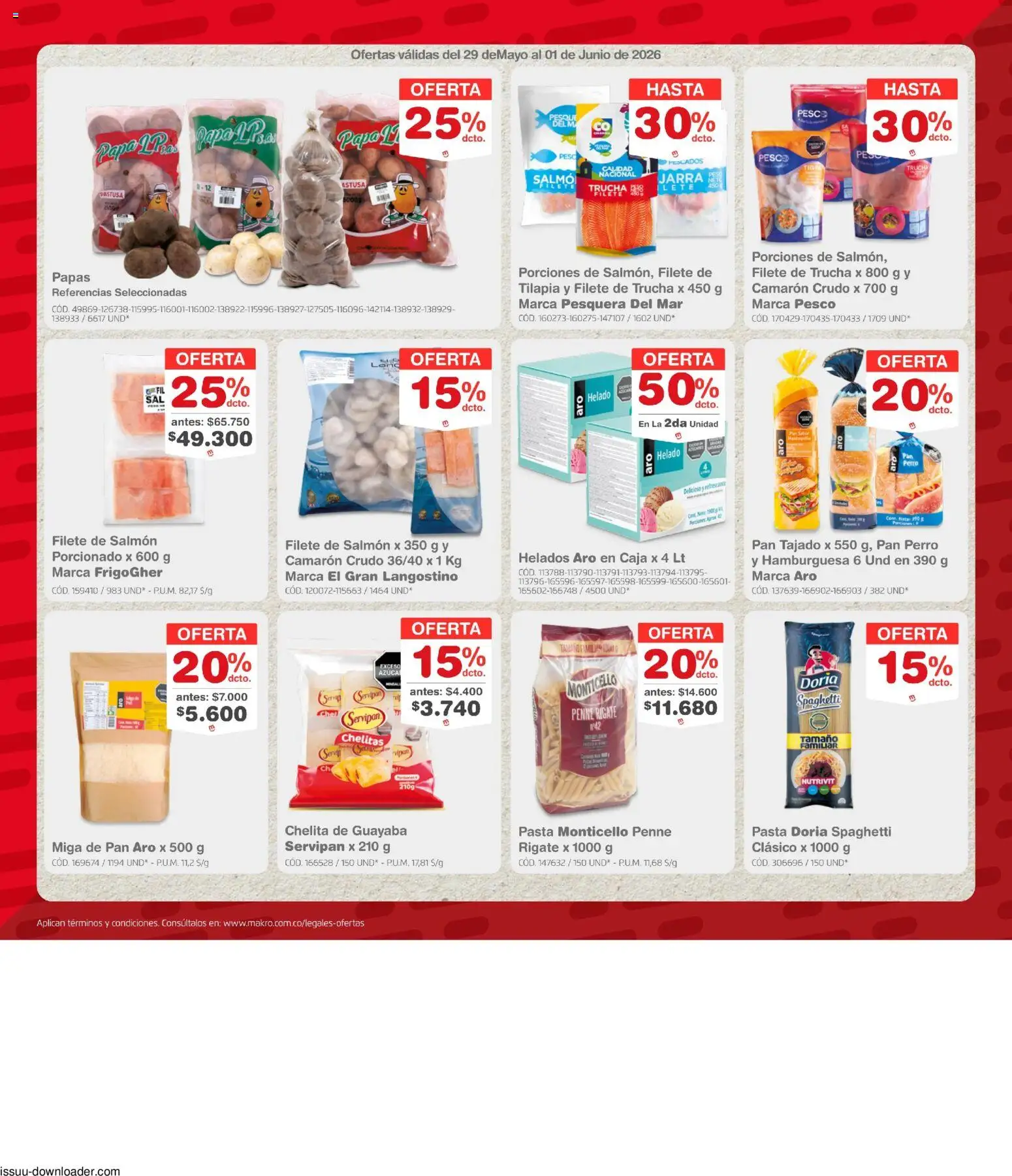 Makro revista - valida desde el 29.05.2026 | Página: 2 | Productos: Pasta, Jarra, Peso, Caja