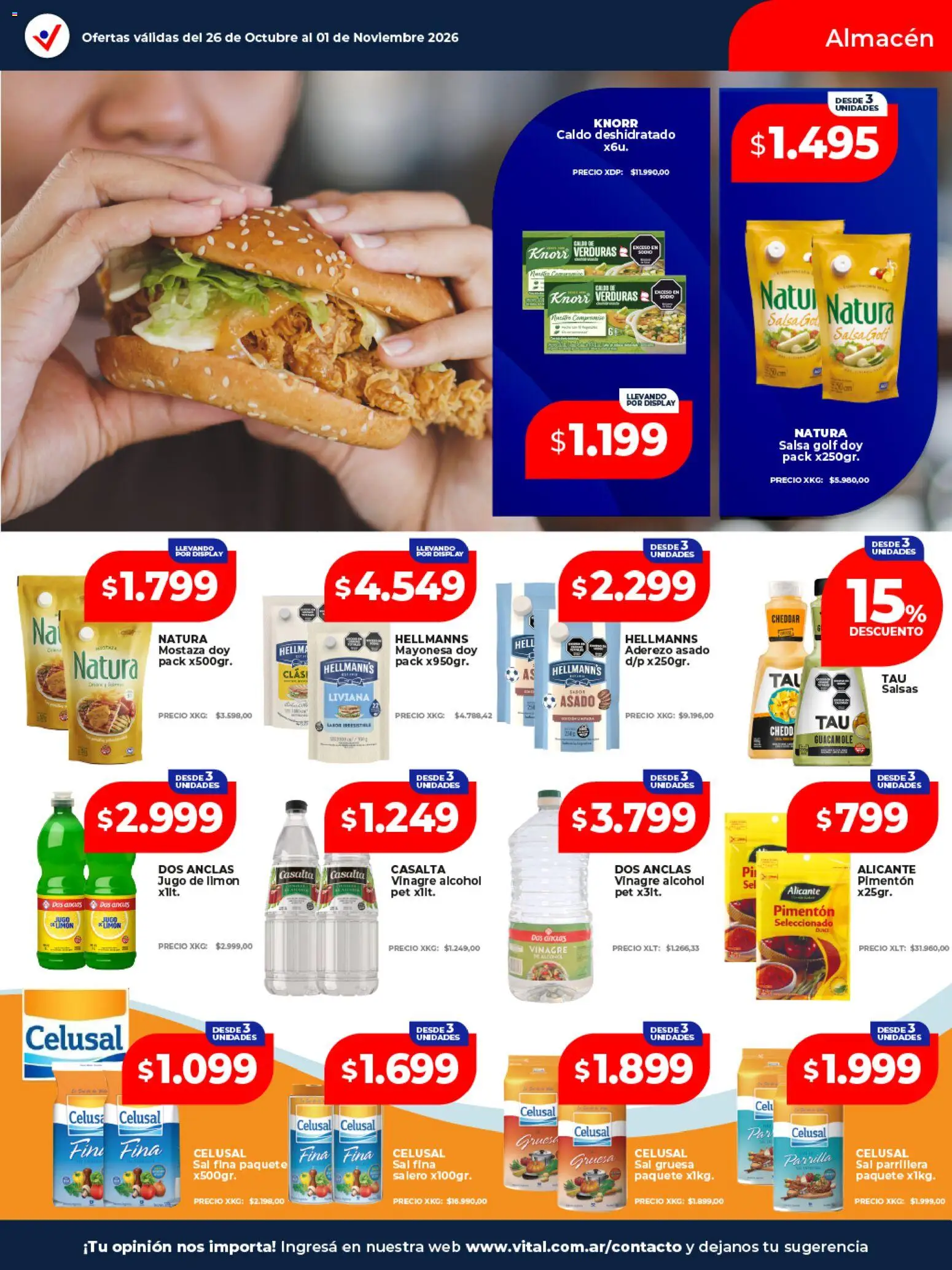 Vital - Ofertas │ válido desde el 26/10/2026 | Página: 18