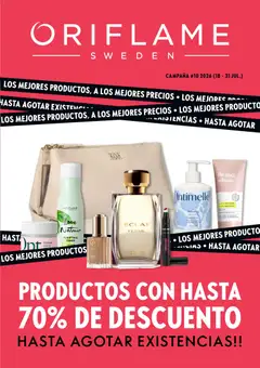 Vista previa de Oriflame catálogo Venta Especial, nuevo folleto de la tienda, válido en México a partir del 18/07/2026