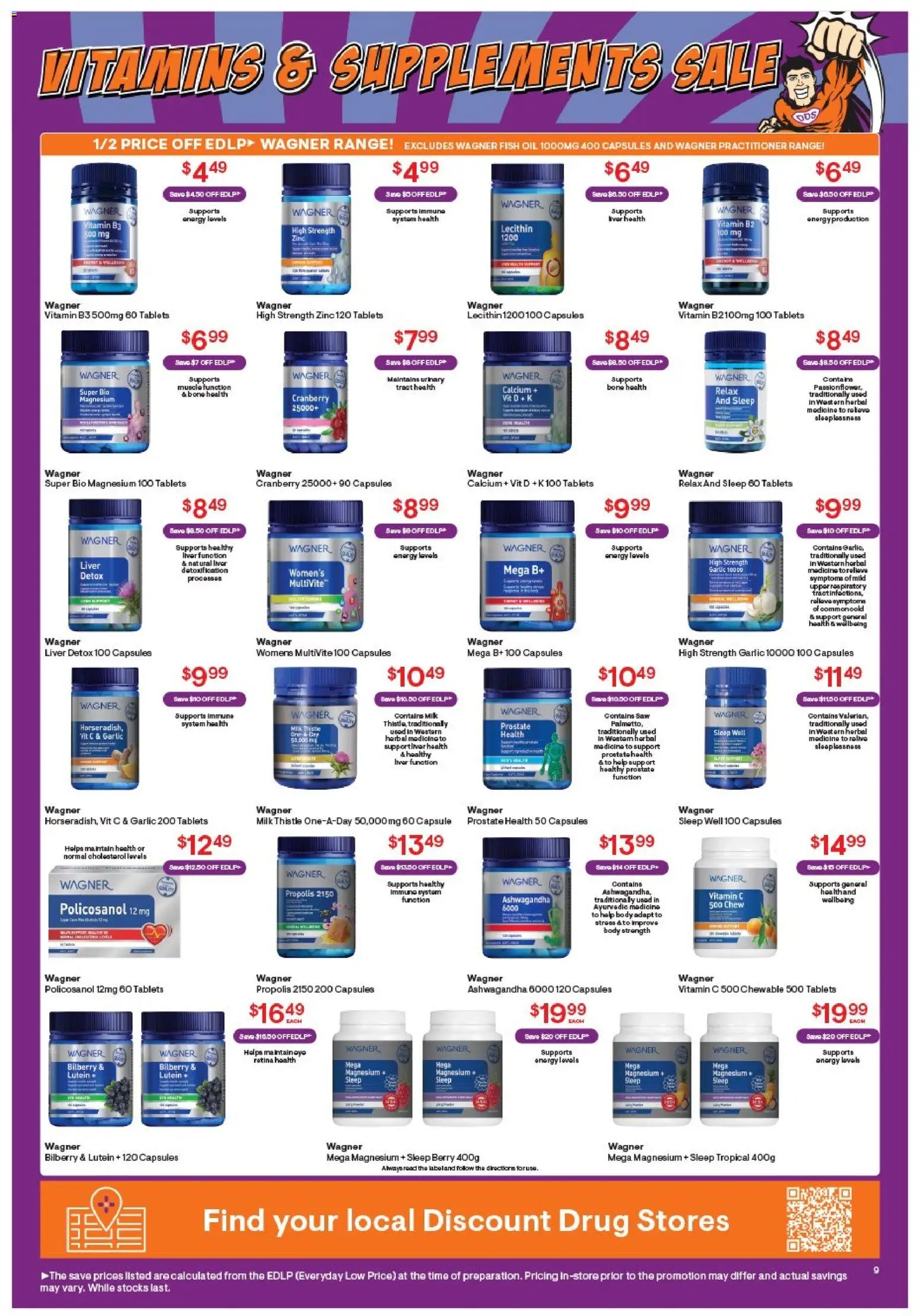 Discount Drug Stores catalogue - valid from 13.04.2026 | Page: 9 | Products: Table, Herbal, Tablets, Zinc