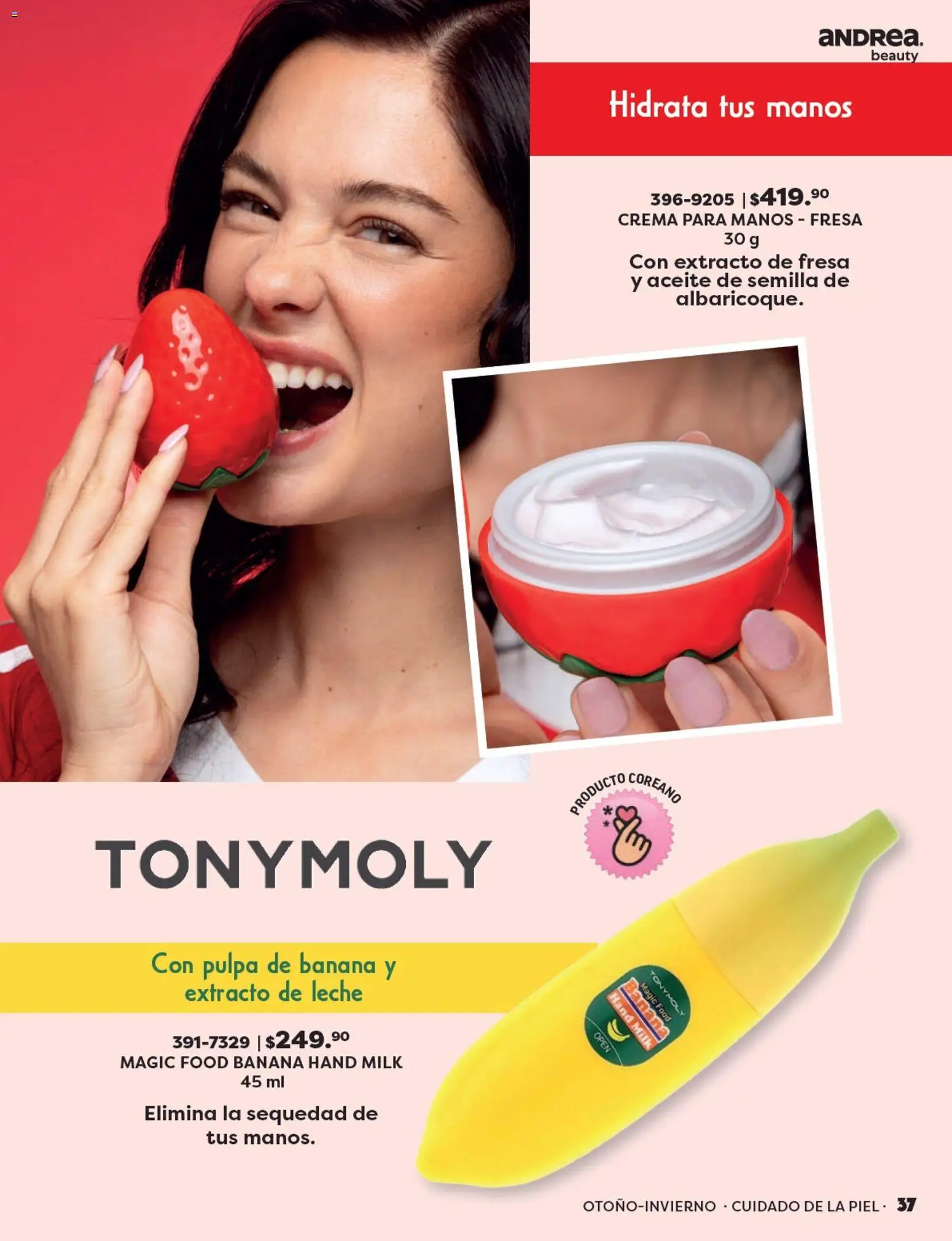 Nuevas ofertas de Andrea válidas en toda la República Mexicana desde el 23/08/2026. ¡Encuentra las mejores ofertas en Andrea catálogo Beauty! | Página: 37 | Productos: Fresa, Crema, Leche, Aceite