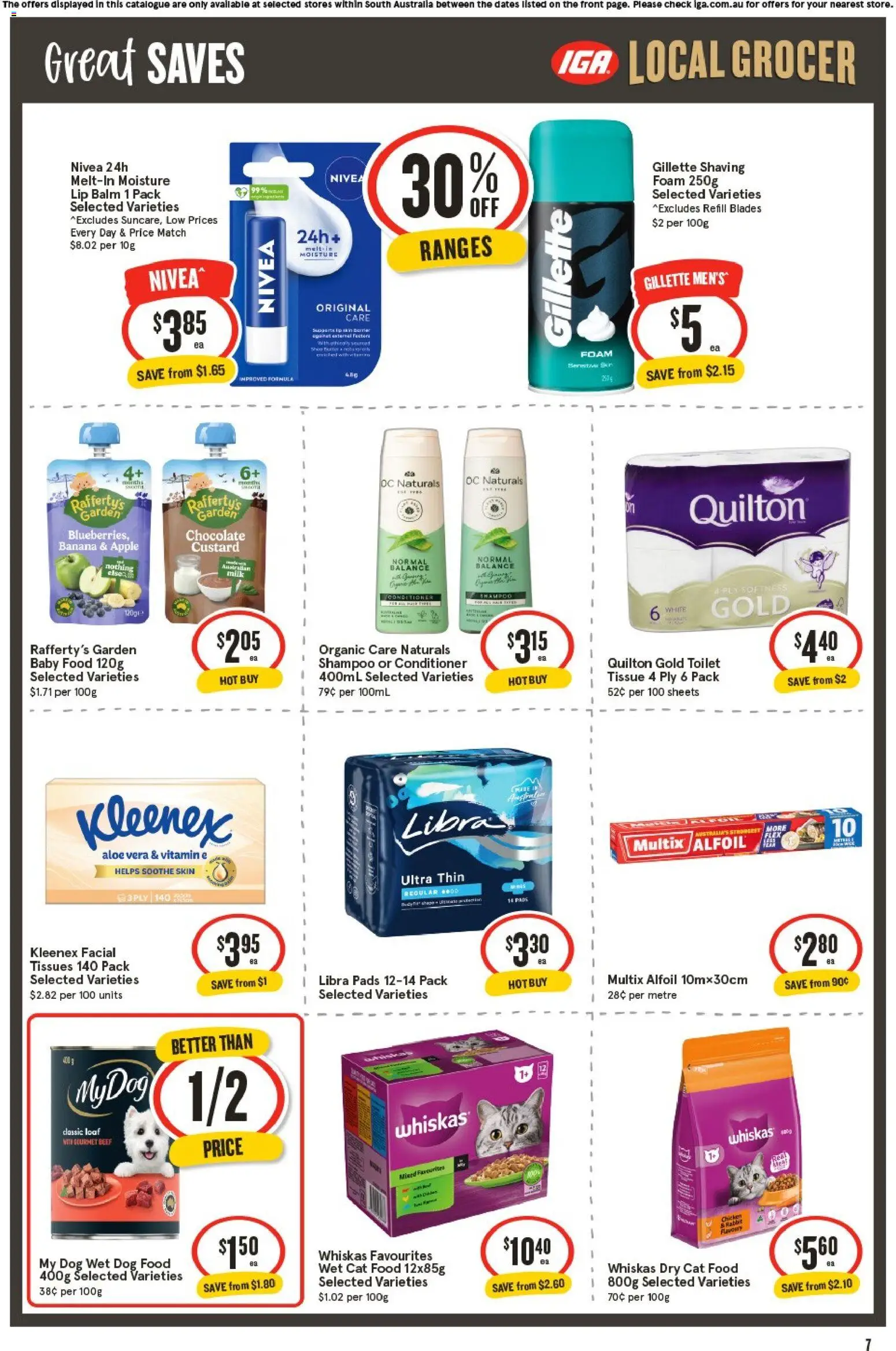 IGA catalogue - valid from 26/08/2026 | Page: 7 | Products: Oil, Coffee, Garlic, Nescafe