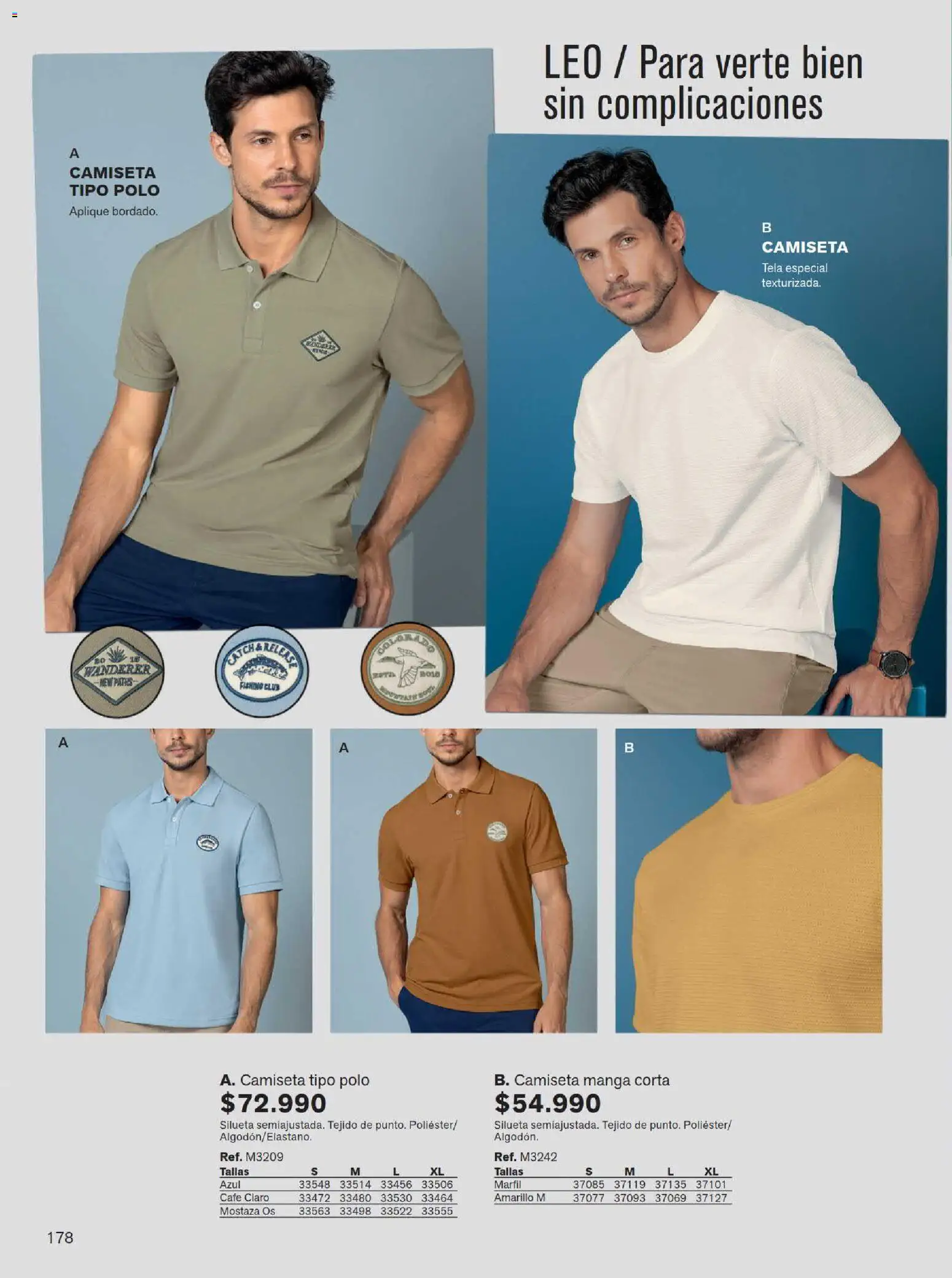 Leonisa revista - valida desde el 15/07/2026 | Página: 178 | Productos: Camiseta, Mostaza, Café