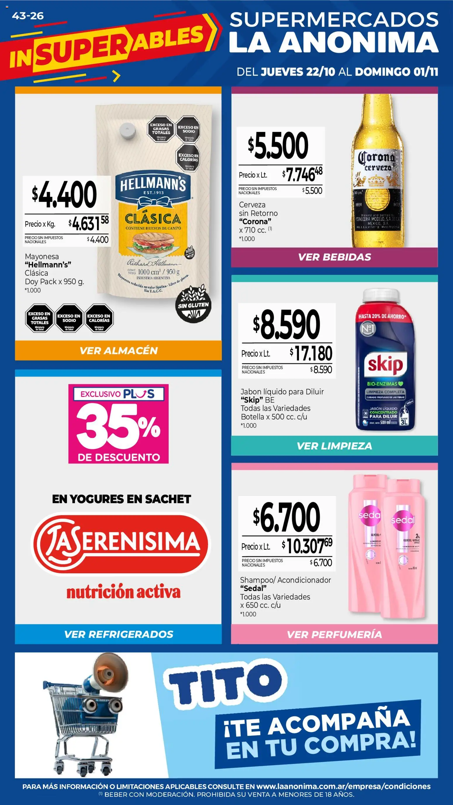La Anonima catálogo │ válido desde el 22/10/2026 | Página: 1