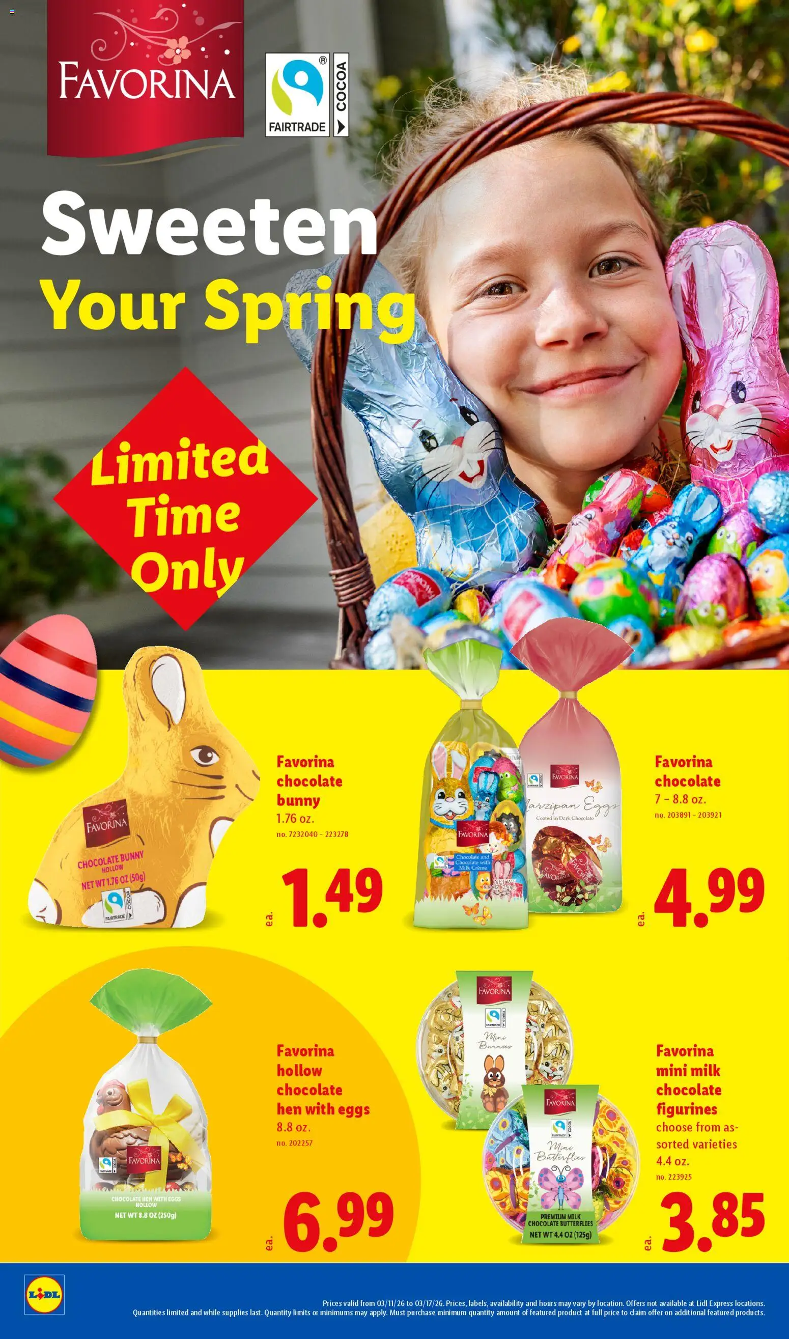 Lidl Weekly Ad - valid from 11.03.2026 | Page: 22 | Products: Milk, Eggs, Chocolate