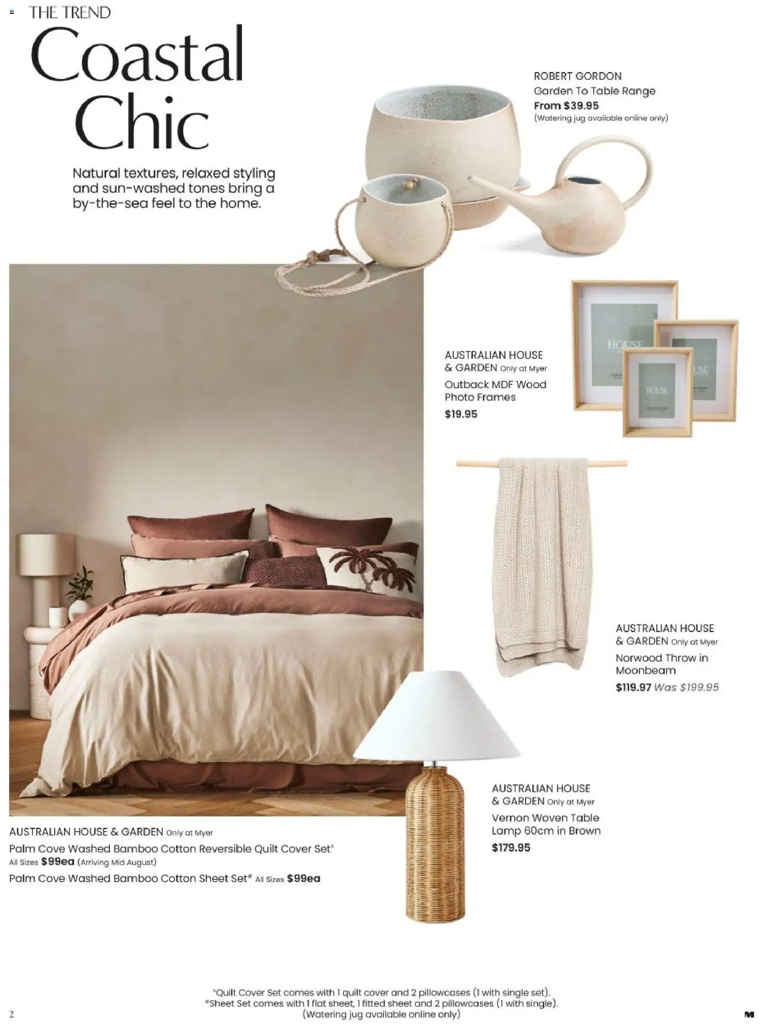 Myer catalogue - valid from 01/08/2026 | Page: 2 | Products: Table, Lamp, Wood