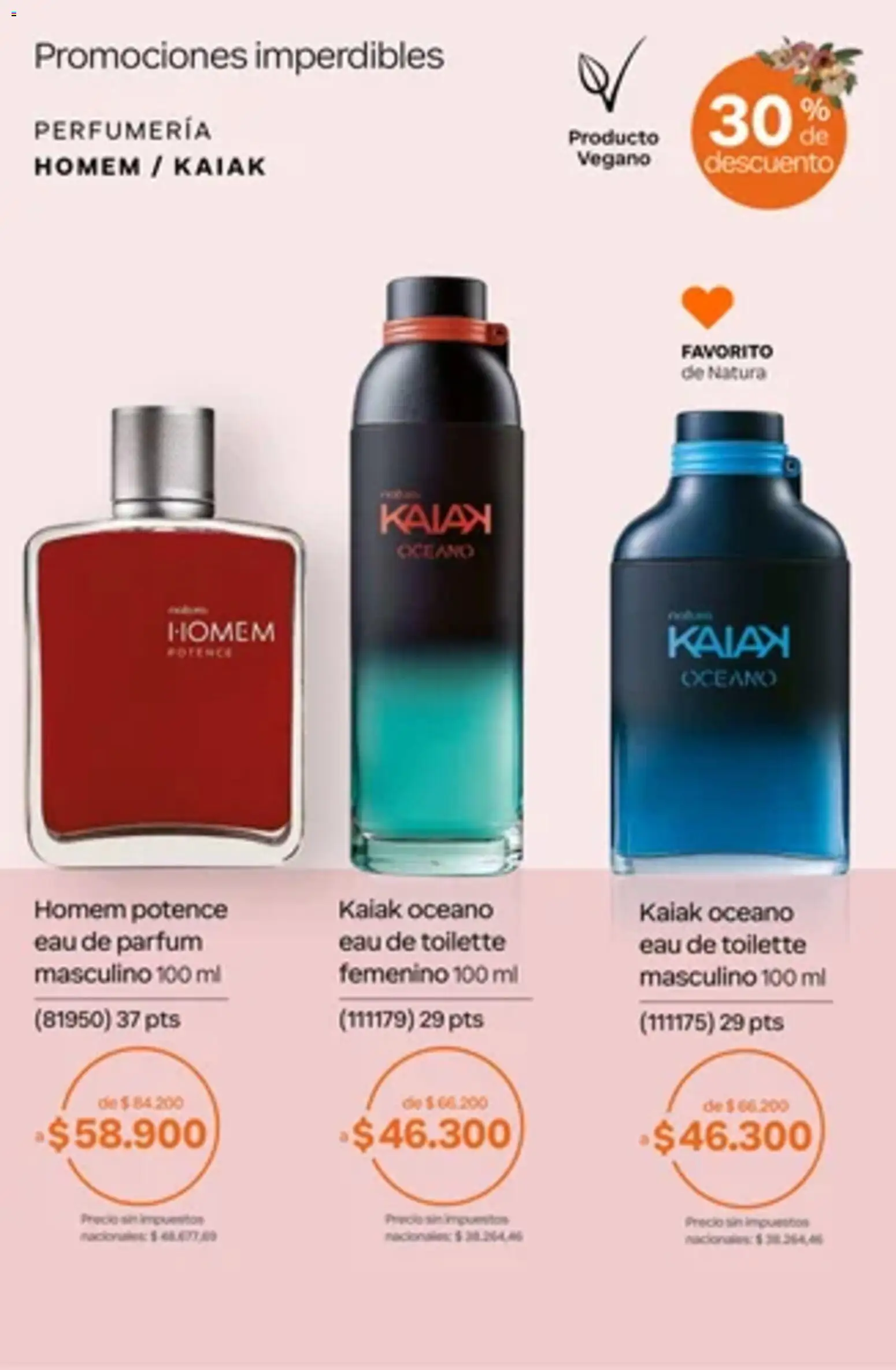 Catálogo Natura Ciclo 14 │ válido desde el 01/10/2026 | Página: 50 | Productos: Eau de toilette