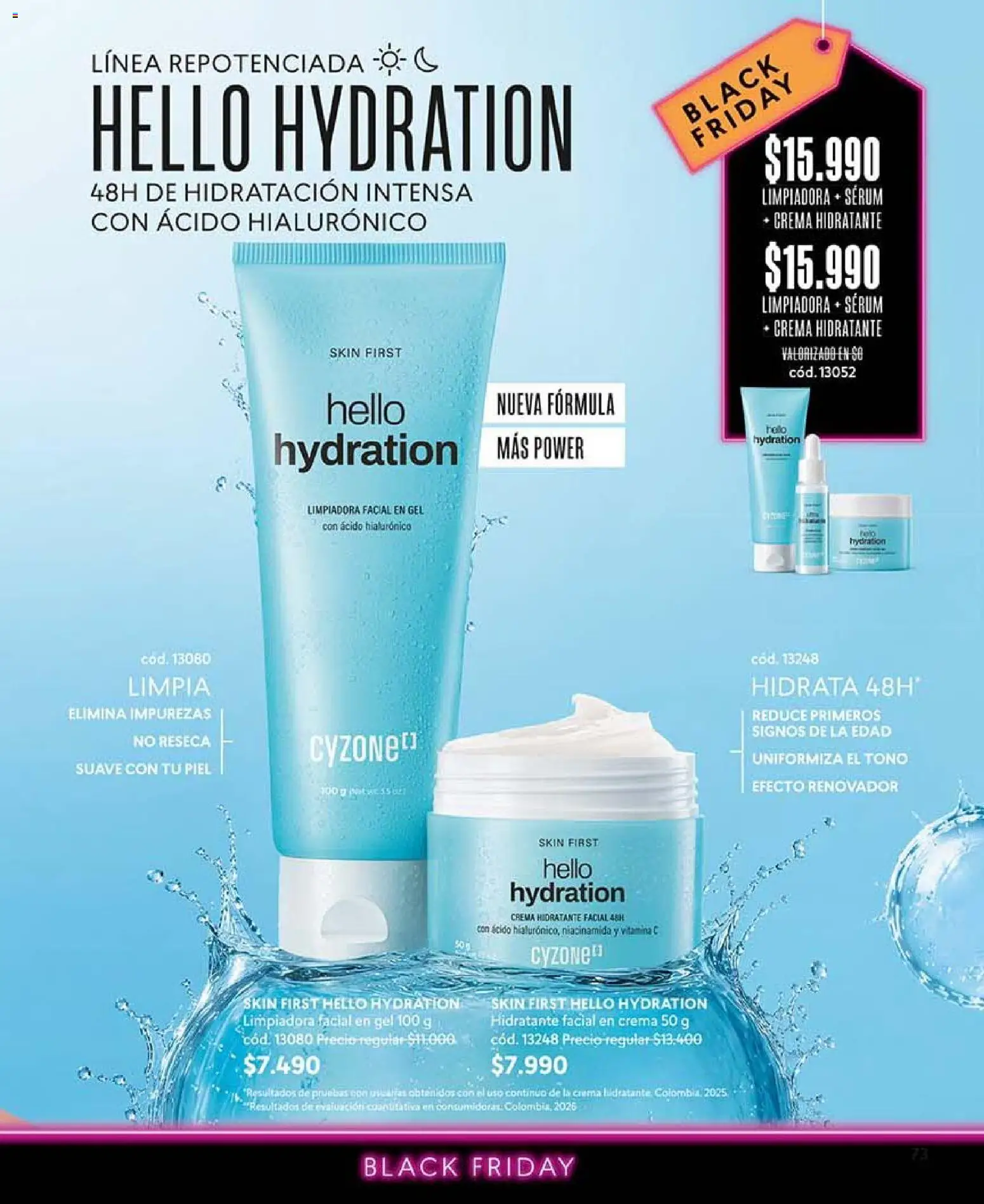 Catálogo CyZone Campaña 16 │ válido desde el 28.09.2026 | Página: 73 | Productos: Crema, Serum