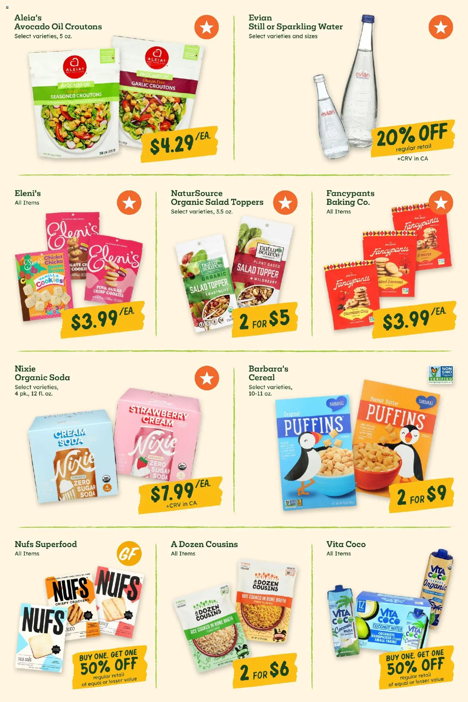 Sprouts Monthly Ad - valid from 29.04.2026 | Page: 10 | Products: Oil, Cookies, Salt, Garlic