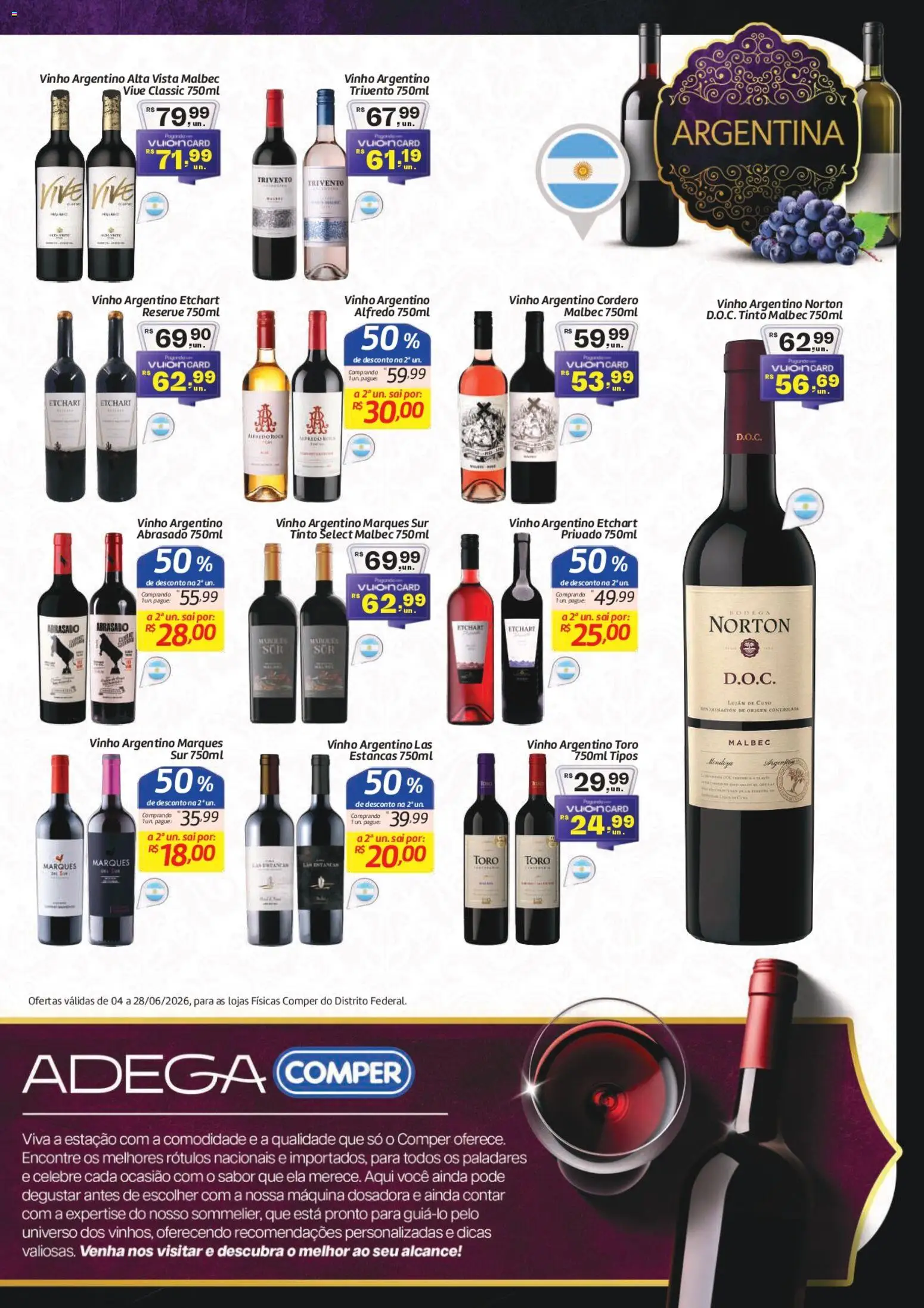 Comper Folheto - válido de 04/06/2026 | Página: 5 | Produtos: Vinho