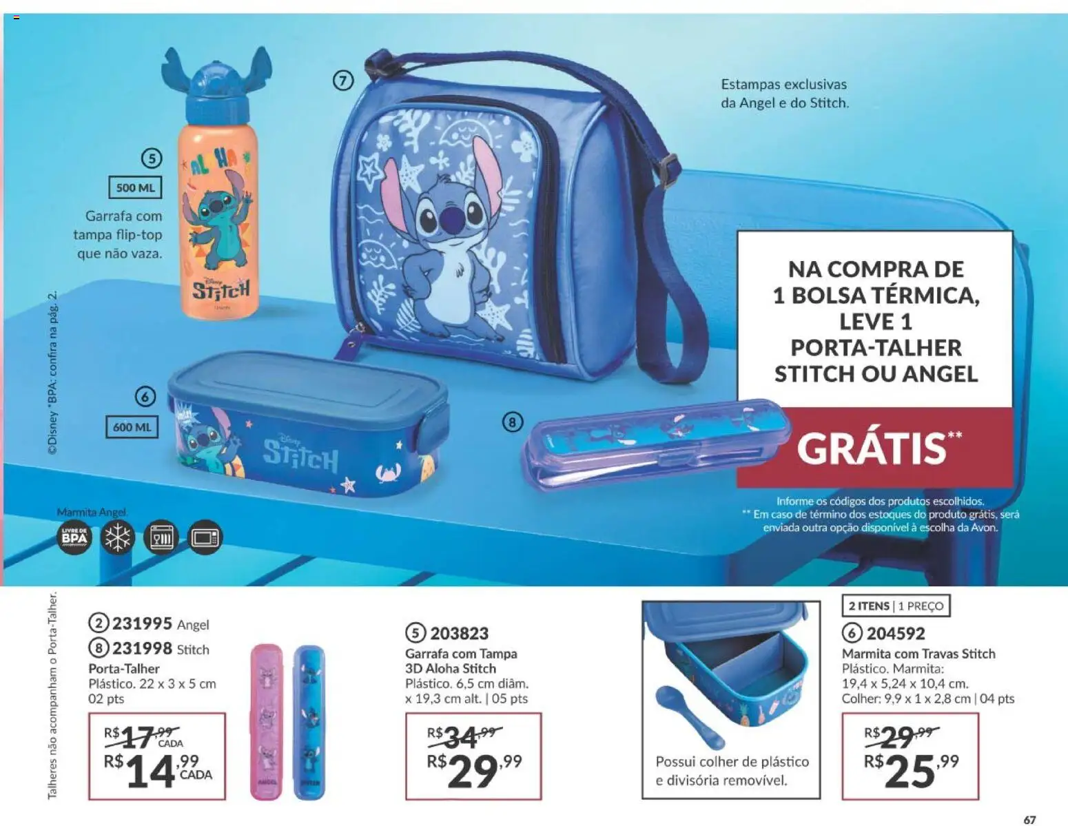 Avon Folheto - válido de 01/09/2026 | Página: 67 | Produtos: Talheres, Bolsa