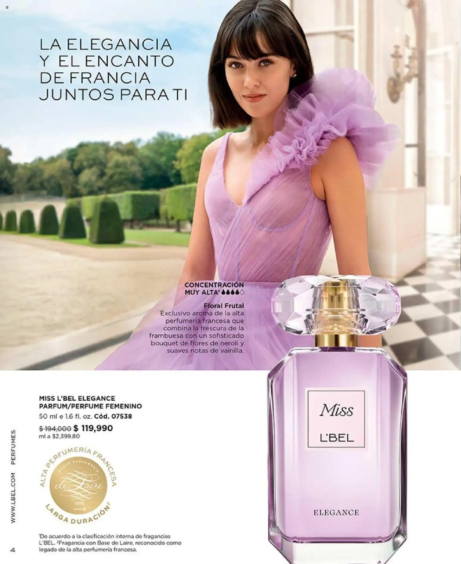 L'Bel revista - valida desde el 17/08/2026 | Página: 4 | Productos: Flores, Perfumes