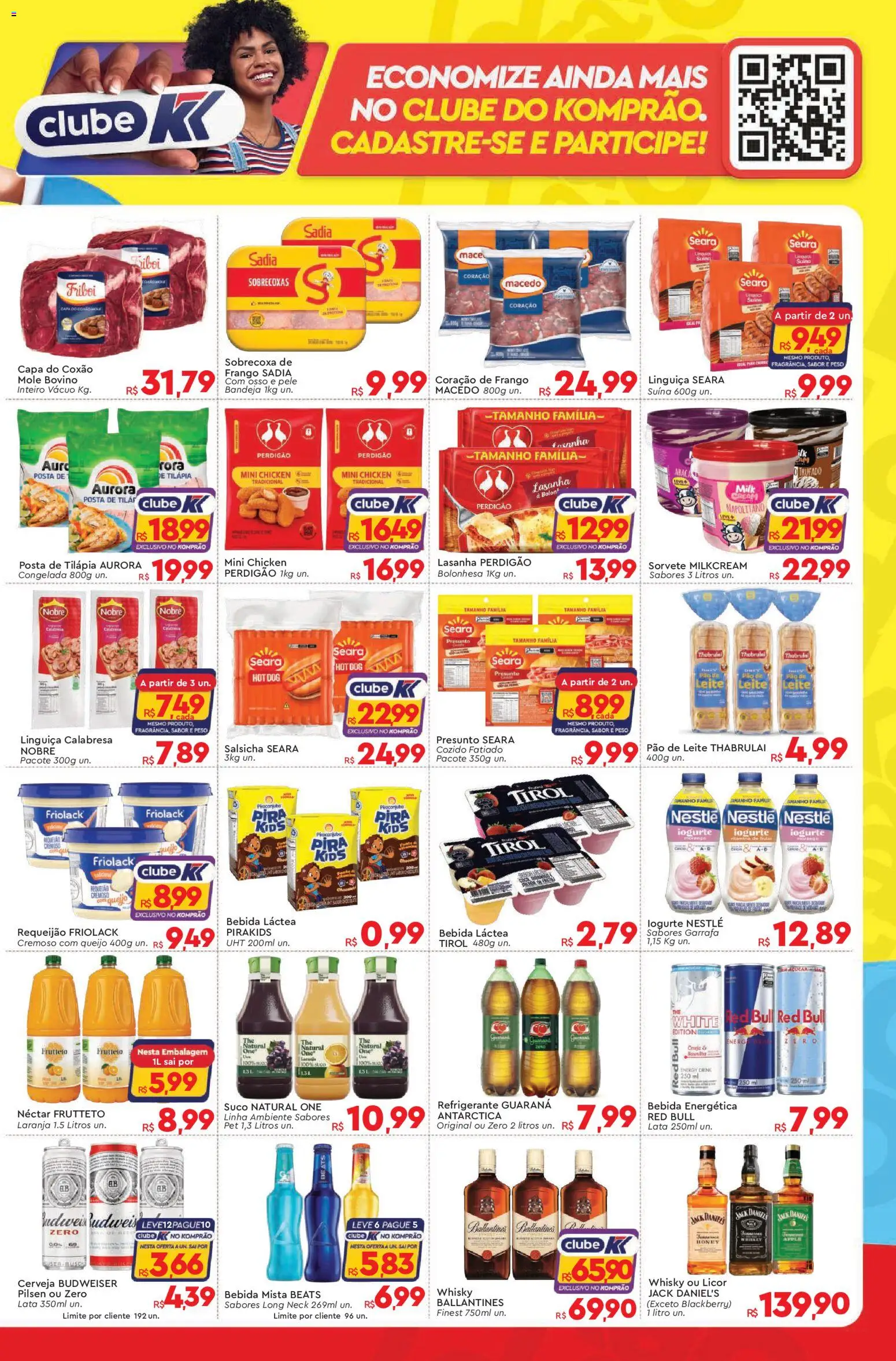 Komprao Atacadista Folheto - válido de 05/09/2026 | Página: 3 | Produtos: Suco natural, Leite, Suco, Bebida