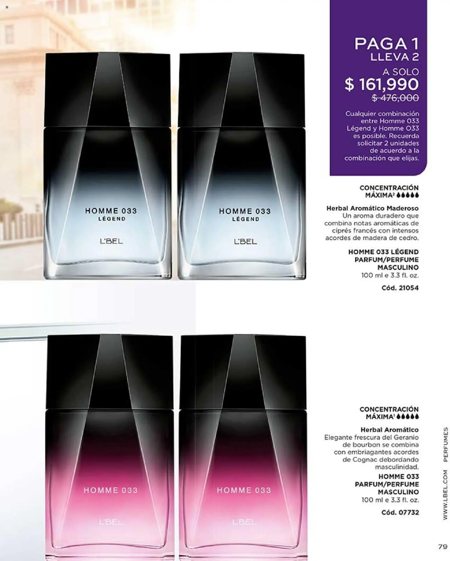 L'Bel revista - valida desde el 07/09/2026 | Página: 79 | Productos: Perfumes, Combinación