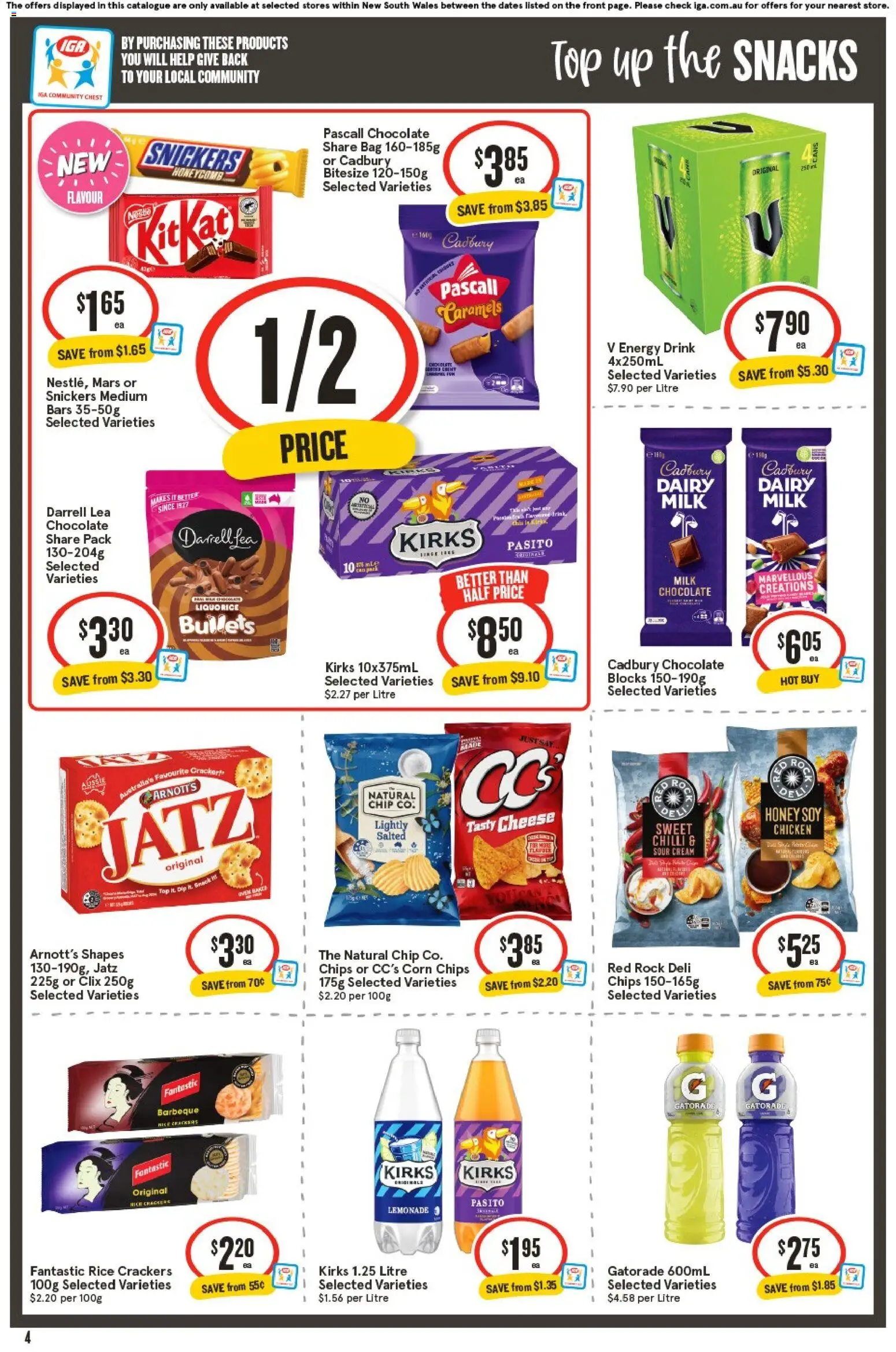 IGA catalogue - valid from 05/08/2026 | Page: 5 | Products: Rice, Cream, Chilli, Bag