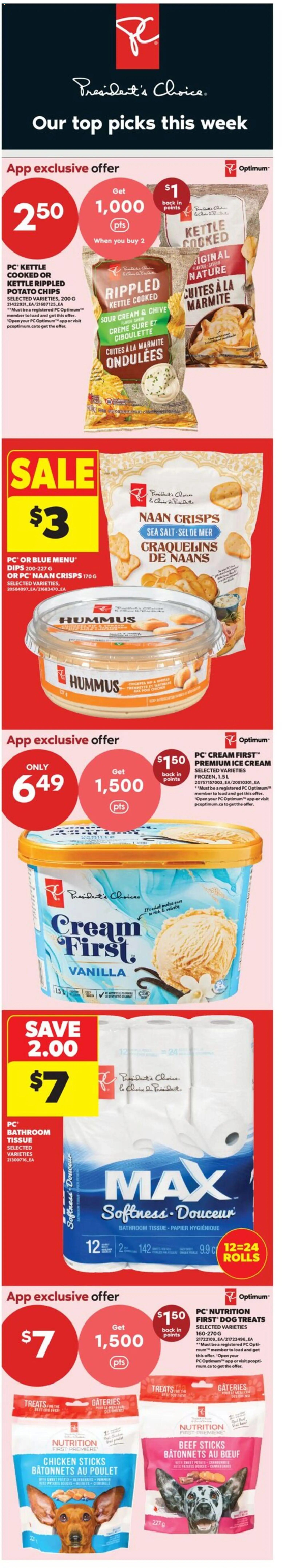 Real Canadian Superstore flyer valid from 21.05.2026 | Page: 2 | Products: Sour cream, Beef, Ice cream, PC