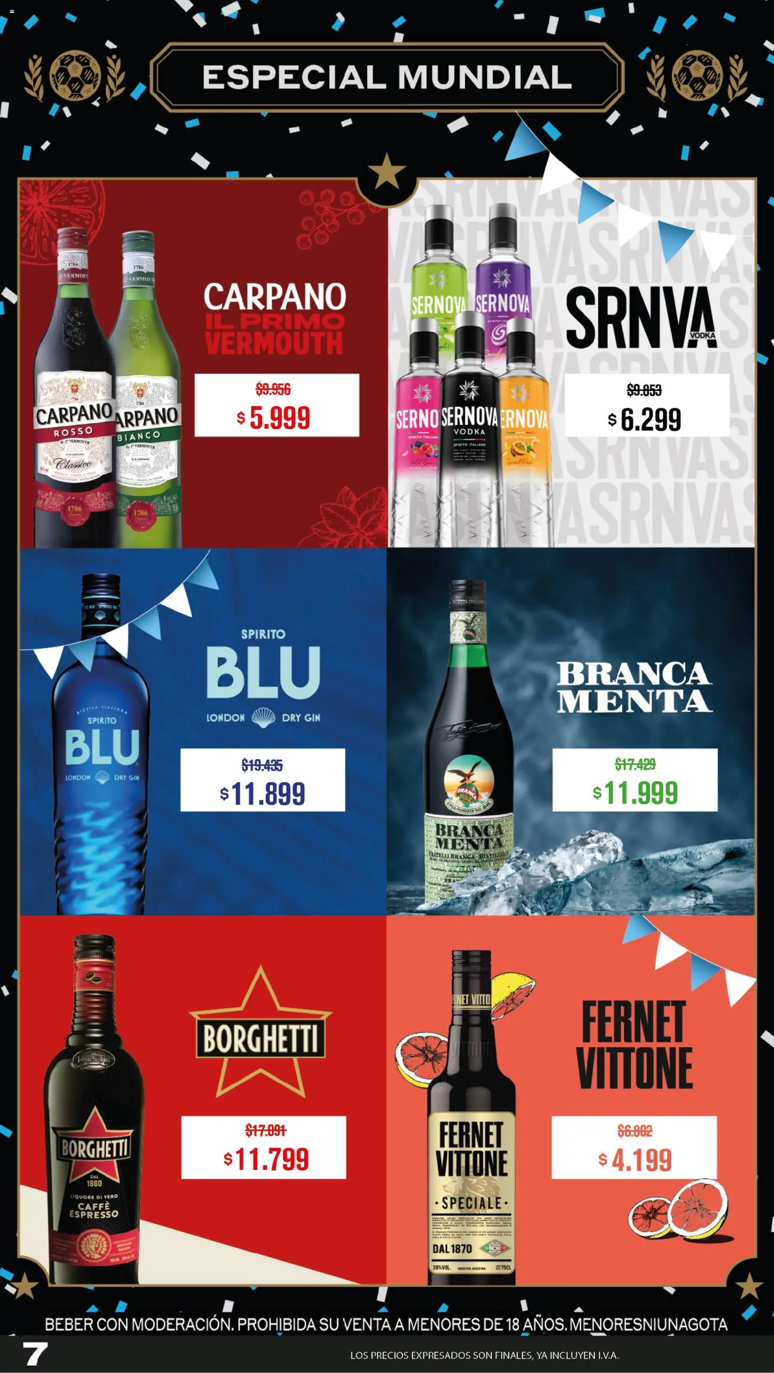 Makro ofertas Makro VOLVETE A ILUSIONAR │ válido desde el 25/06/2026 | Página: 8 | Productos: Vodka, Gin, Fernet