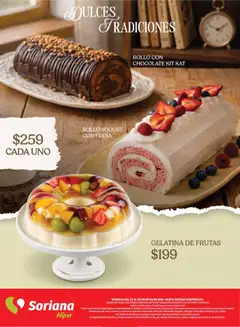 Vista previa de Soriana Fin de Semana Híper: Tamaulipas (excepto Cd. Victoria y Tampico), nuevo folleto de la tienda, válido en México a partir del 22.05.2026 | Página: 6 | Productos: Fresa, Gelatina, Chocolate
