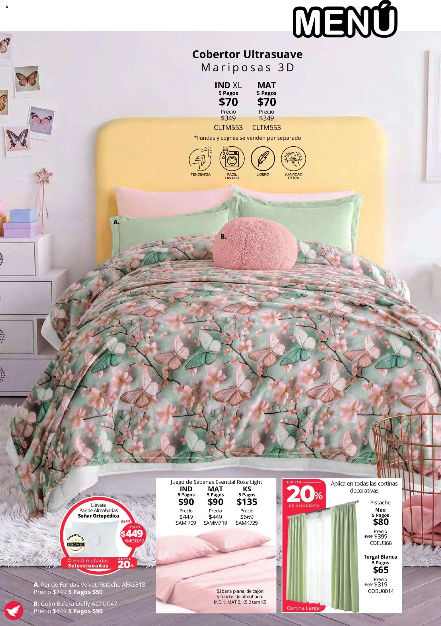 Nuevas ofertas de Colchas Concord válidas en toda la República Mexicana desde el 15/10/2026. ¡Encuentra las mejores ofertas en Colchas Concord catálogo Colección Cobertor Calor de Hogar! | Página: 112