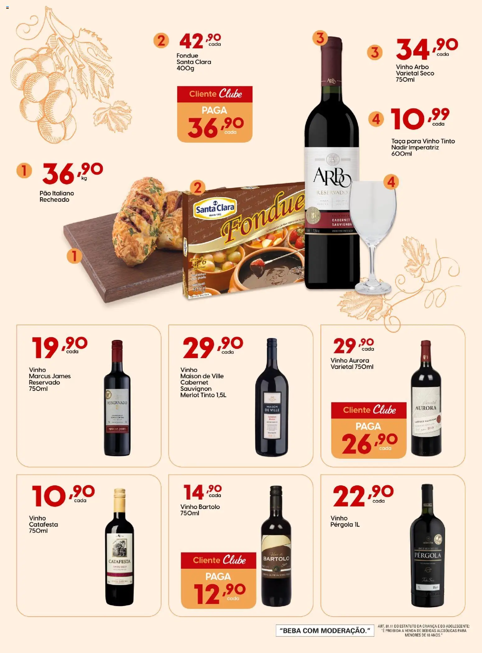 Rissul Folheto - válido de 05.06.2026 | Página: 5 | Produtos: Mesa, Pão, Vinho