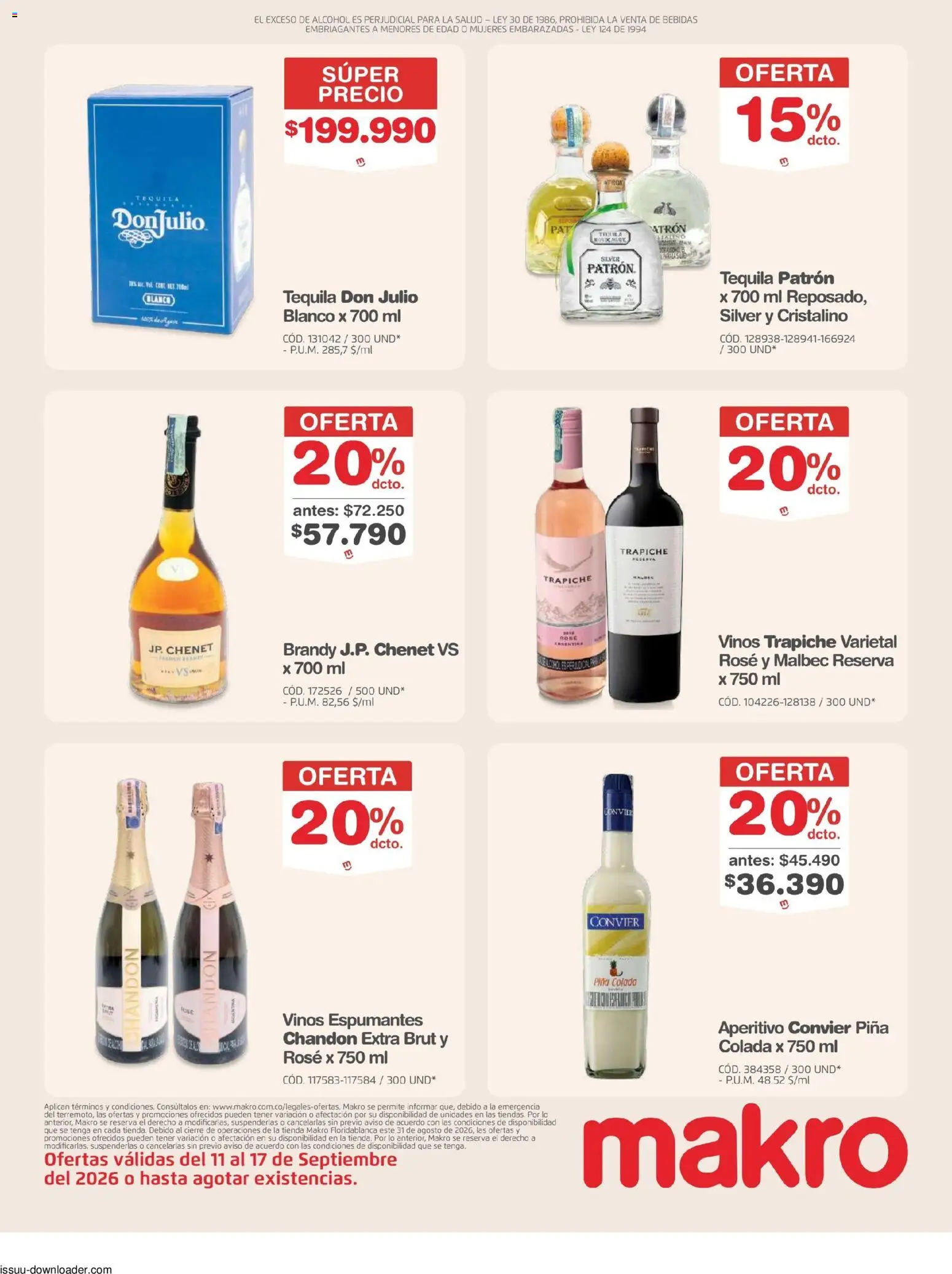 Makro revista - valida desde el 11/09/2026 | Página: 17