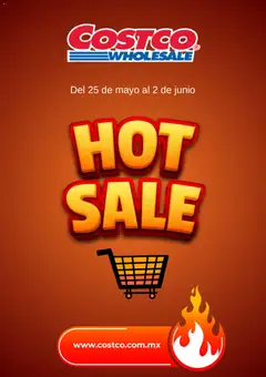 Vista previa de Costco Hot Sale, nuevo folleto de la tienda, válido en México a partir del 25.05.2026