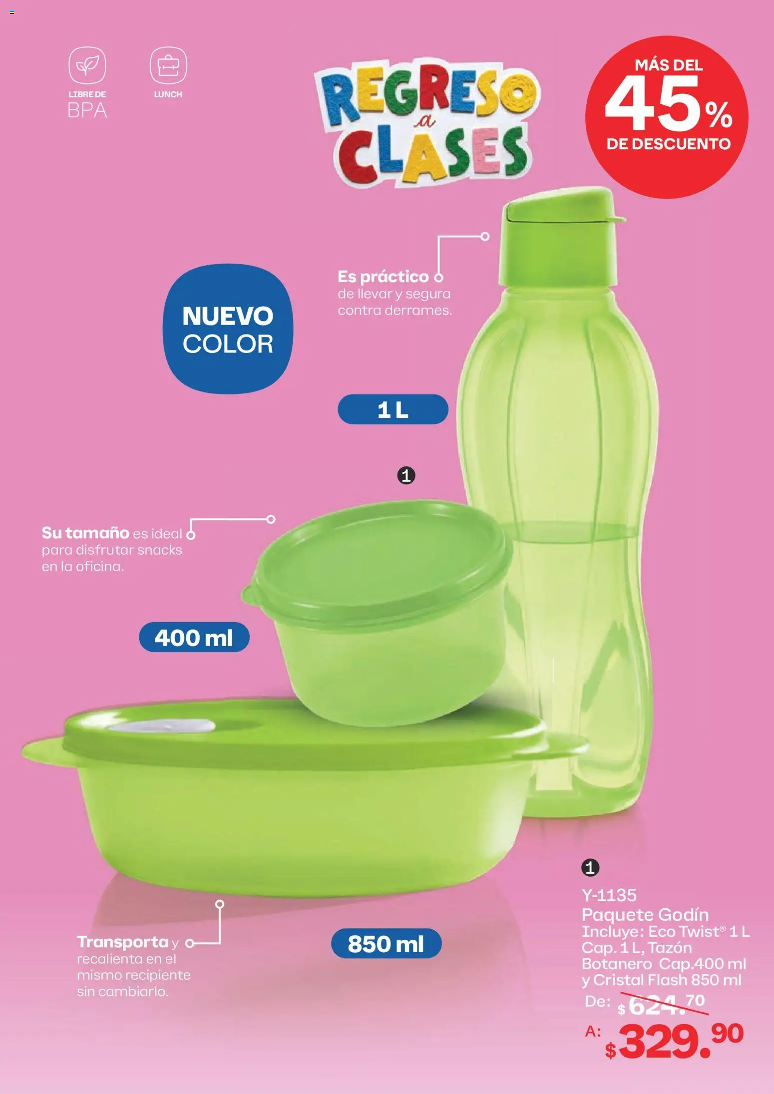 Nuevas ofertas de Tupperware válidas en toda la República Mexicana desde el 13/07/2026. ¡Encuentra las mejores ofertas en Tupperware catálogo! | Página: 7