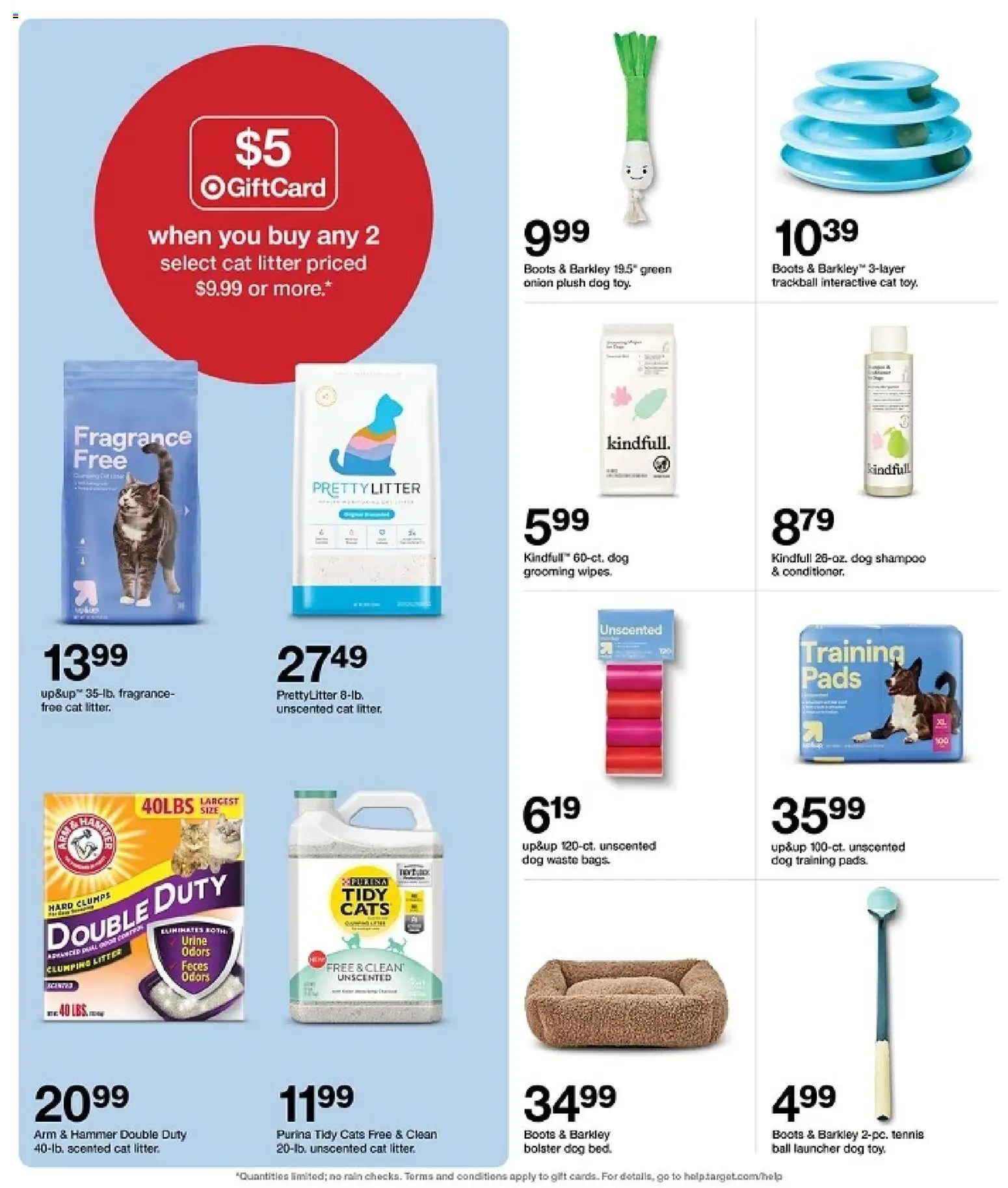 Target Weekly Ad - valid from 06/28/2026 | Page: 29 | Products: Cat Litter, Dog Shampoo, Boots, Onion