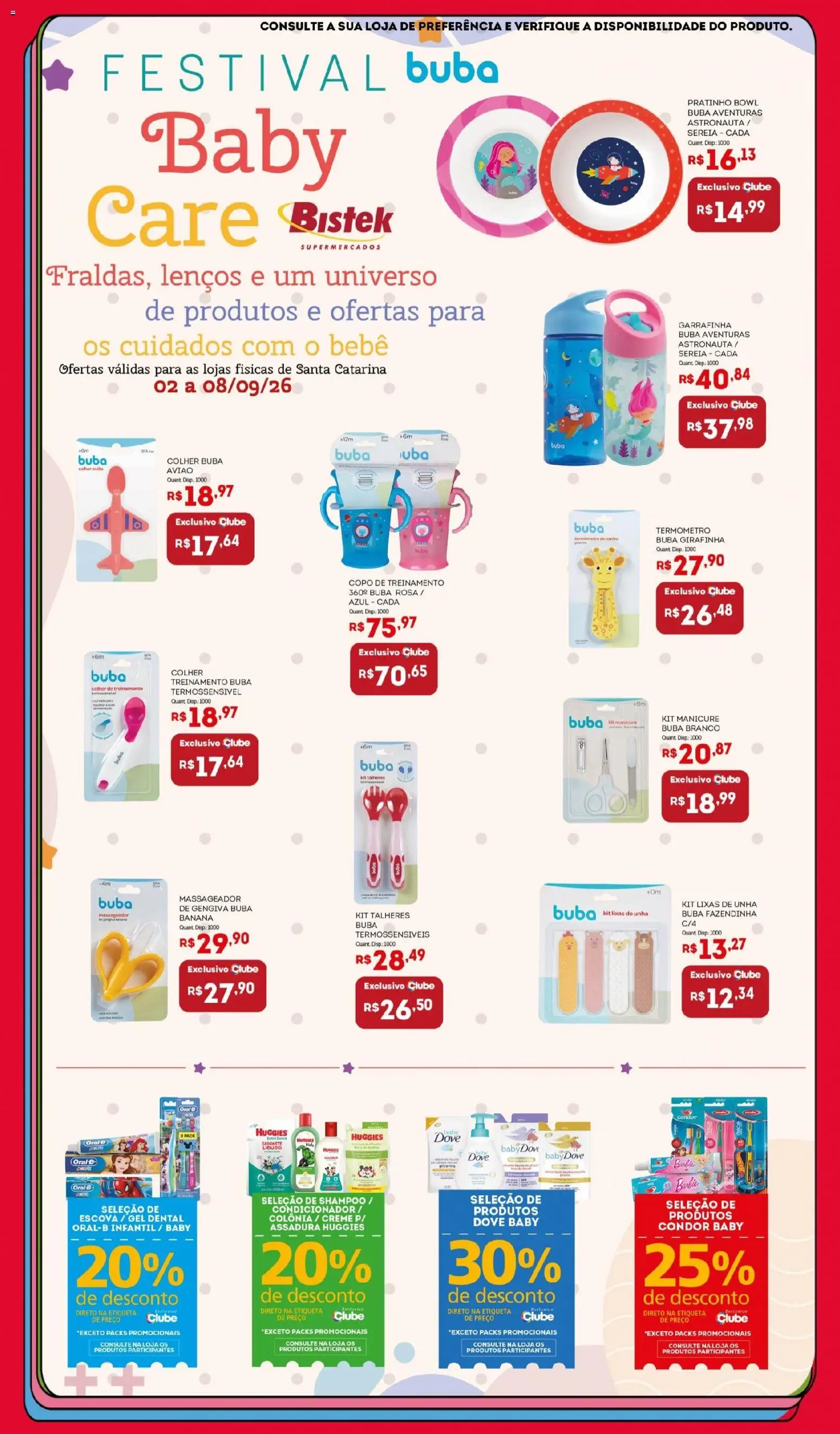 Bistek Supermercados Folheto - válido de 02/09/2026 | Página: 3 | Produtos: Shampoo, Escova, Colheres, Creme