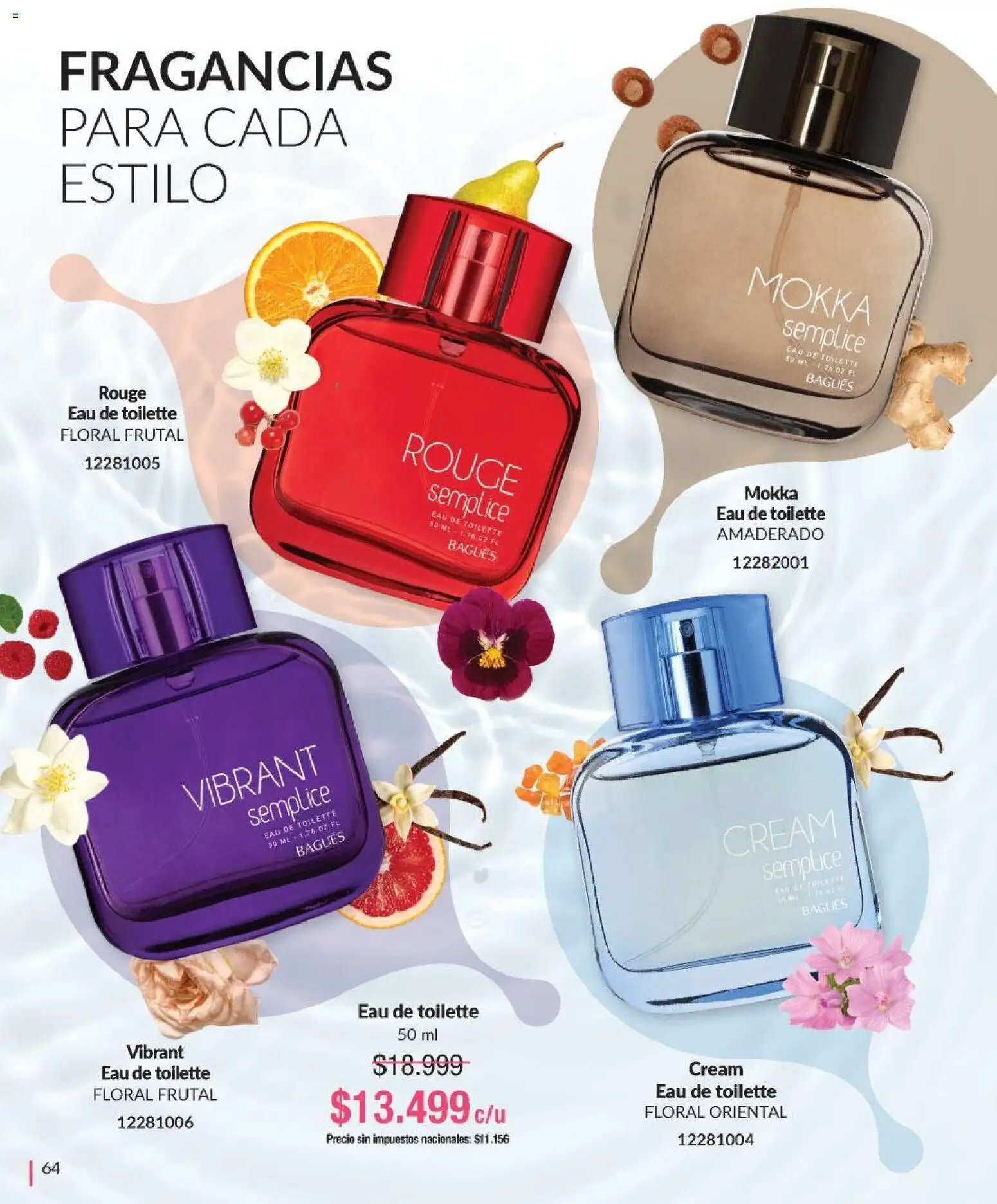 Bagués - Catálogo │ válido desde el 09.03.2026 | Página: 64 | Productos: Eau de toilette