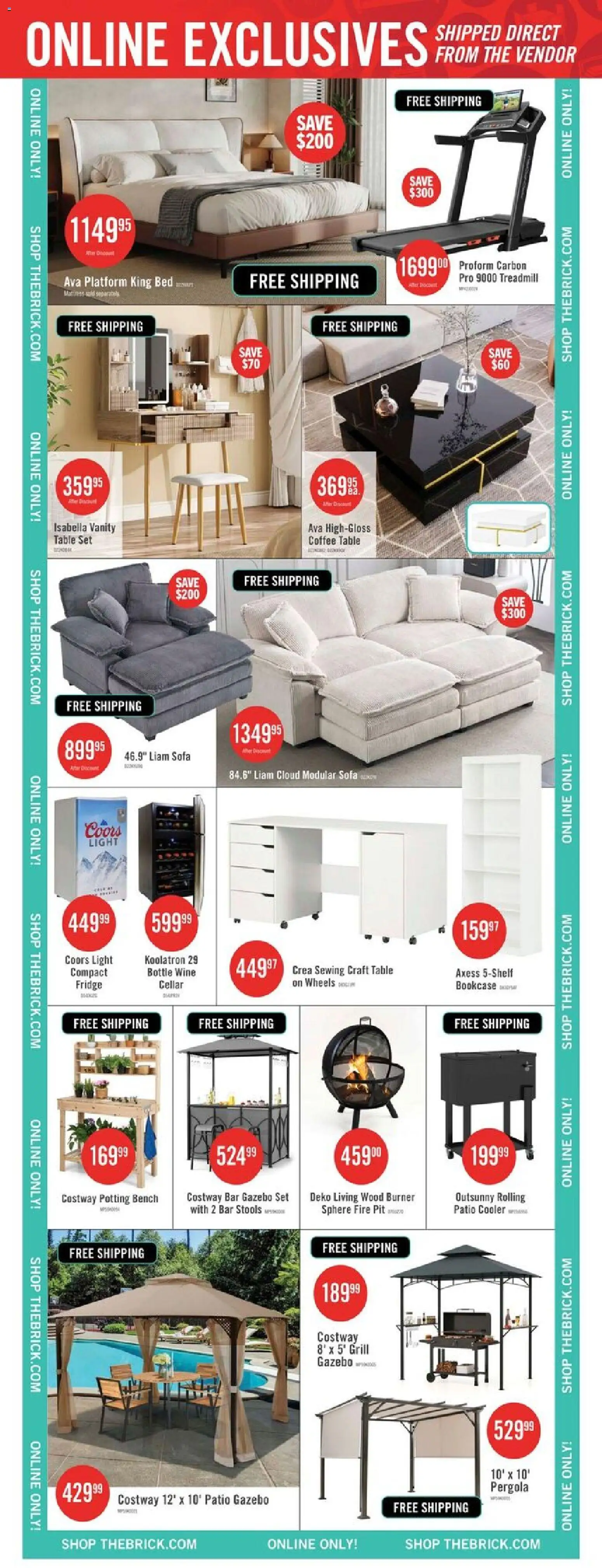 The Brick flyer valid from 15.05.2026 | Page: 17 | Products: Sofa, Coffee table, Coffee, Wine