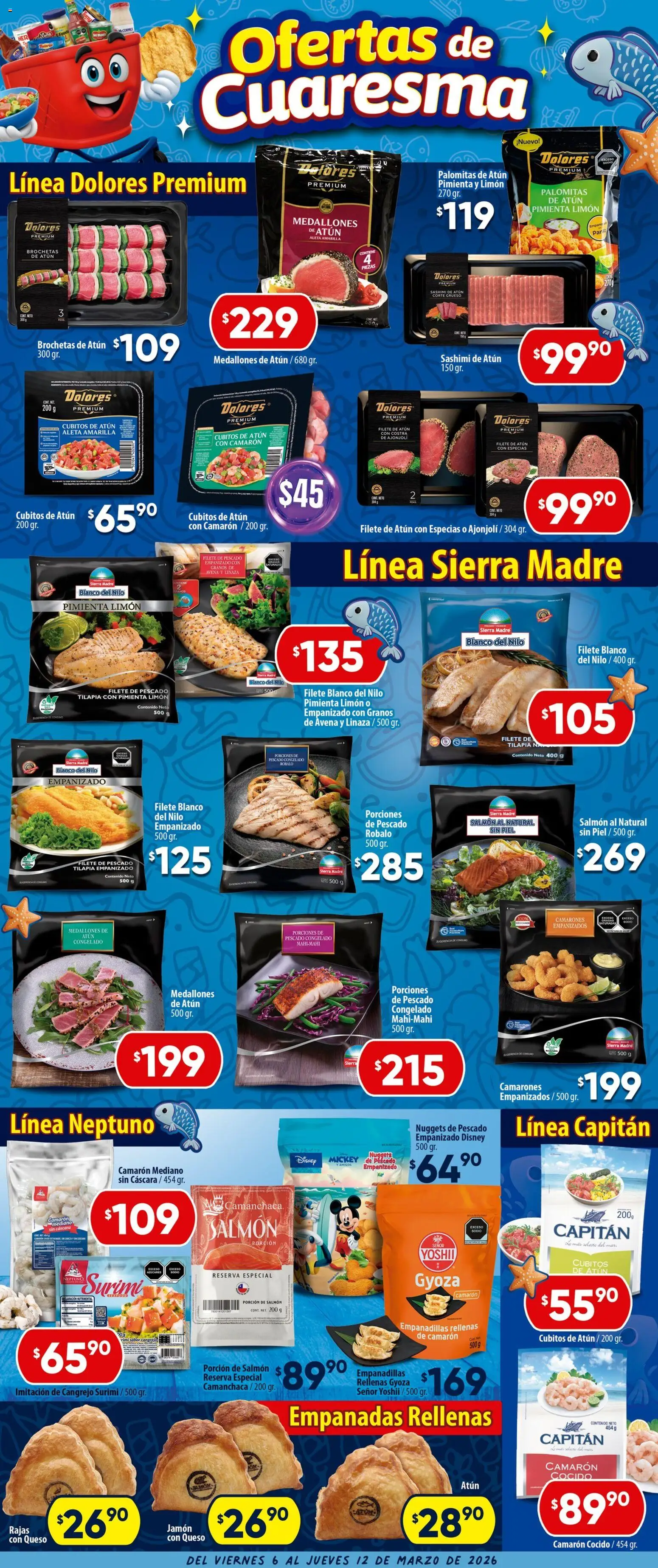 Nuevas ofertas de Calimax válidas en toda la República Mexicana desde el 06.03.2026. ¡Encuentra las mejores ofertas en Calimax folleto Tijuana! | Página: 4 | Productos: Pimienta, Limón, Jamón, Sierra