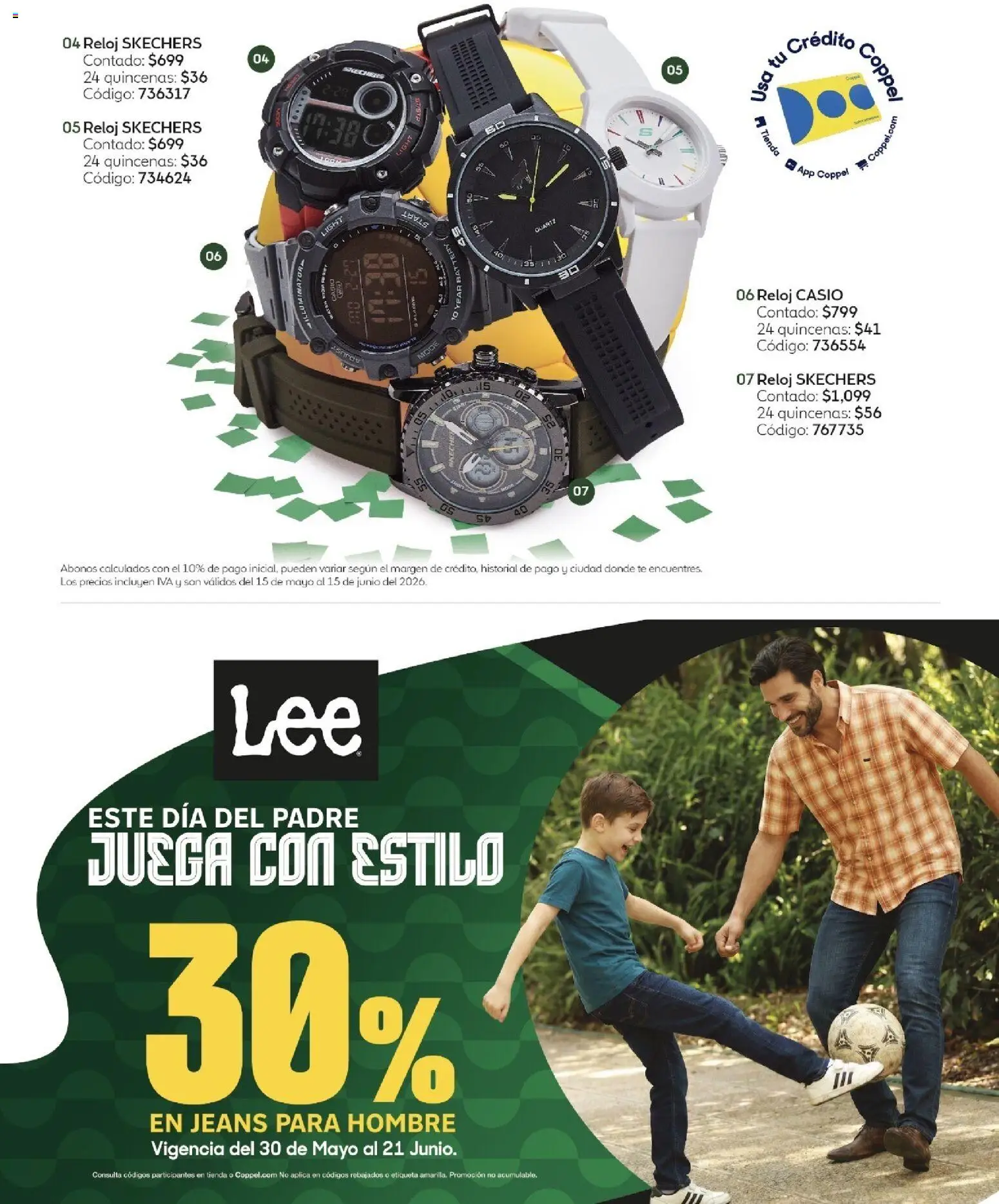 Nuevas ofertas de Coppel válidas en toda la República Mexicana desde el 01.05.2026. ¡Encuentra las mejores ofertas en Coppel catálogo Ganamos! | Página: 9 | Productos: Té, Reloj