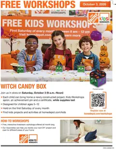 Preview of Home Depot weekly ads valid from 10/03/2026