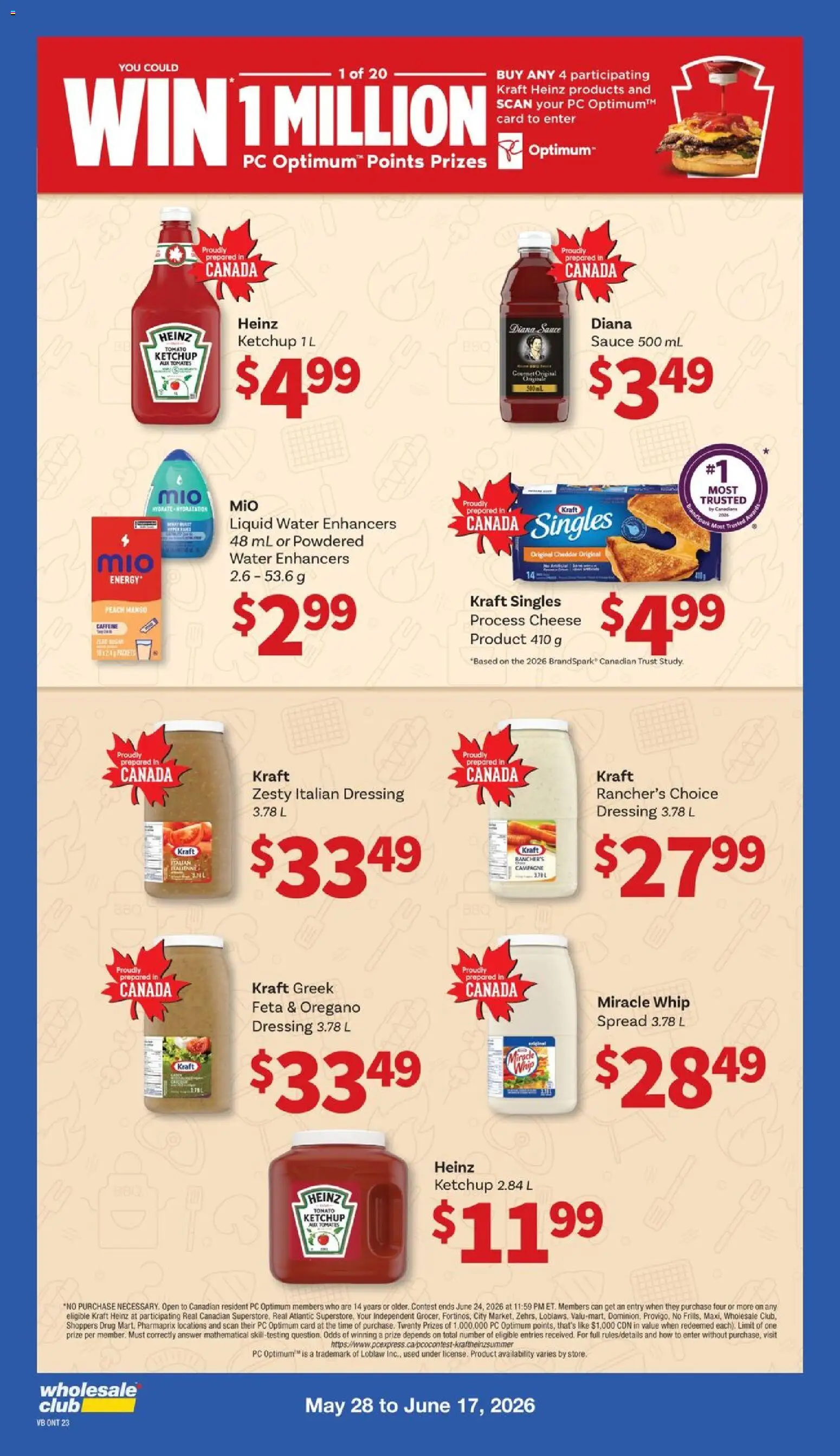 Wholesale Club flyer valid from 14.05.2026 | Page: 40 | Products: Ketchup, PC, Cheese